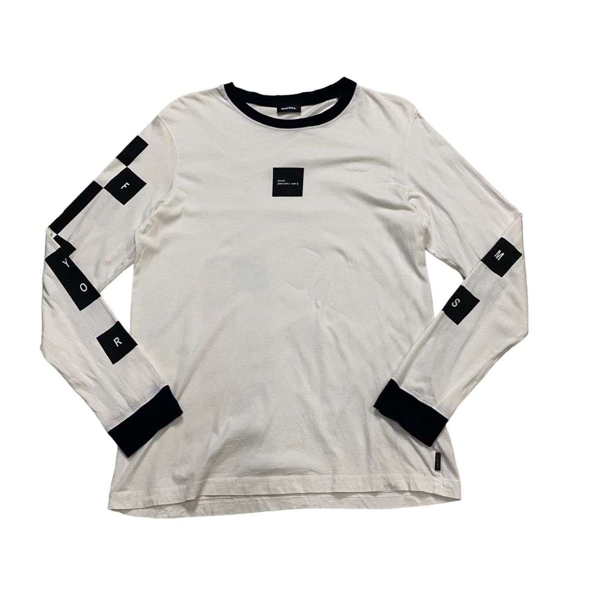 Diesel Diesel find your music long sleeve tee Size US S / EU 44-46 / 1 - 3 Thumbnail
