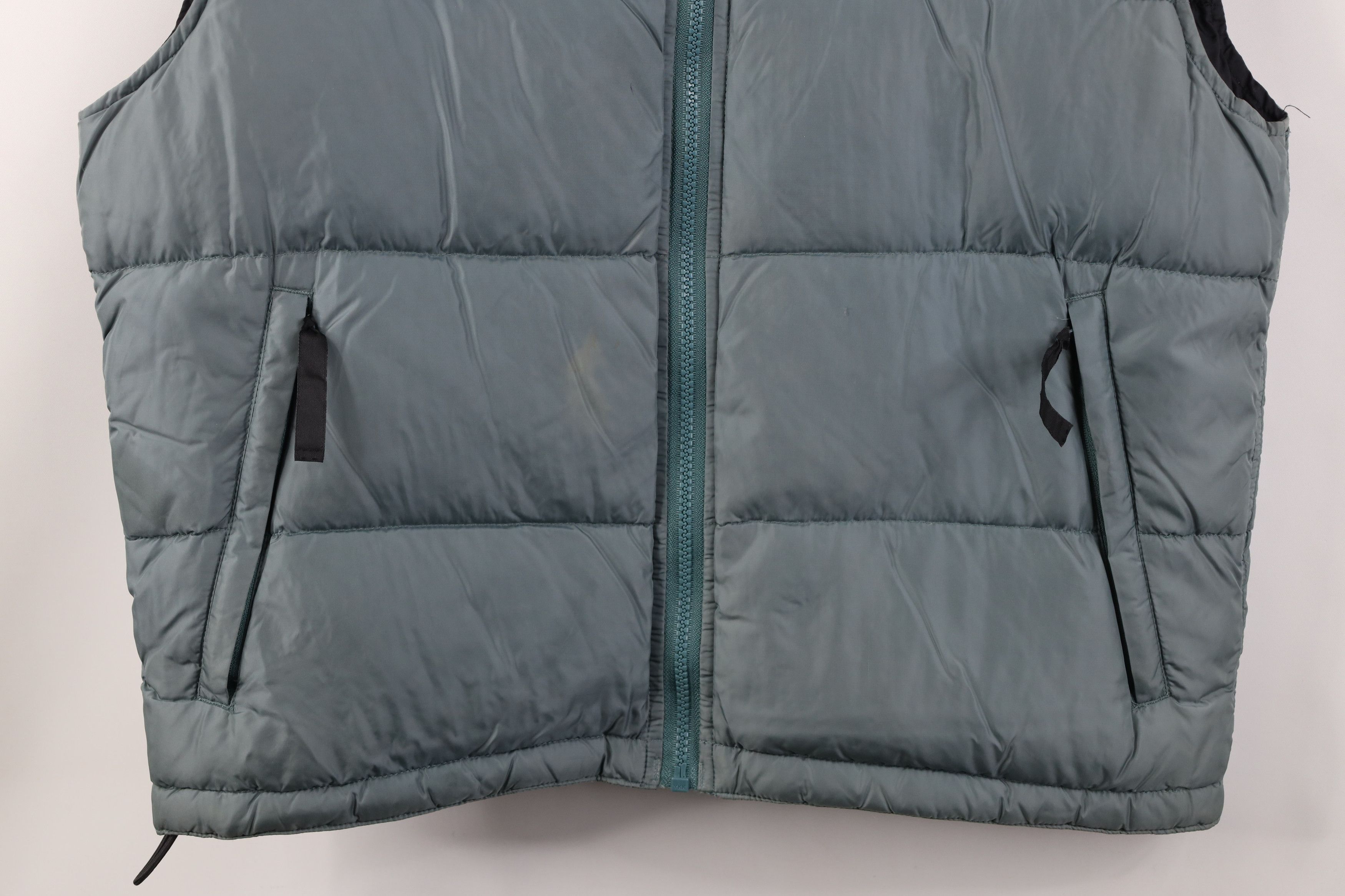 Vintage Vintage 90s Streetwear Goose Down Puffer Vest Jacket Teal Size M / US 6-8 / IT 42-44 - 3 Thumbnail