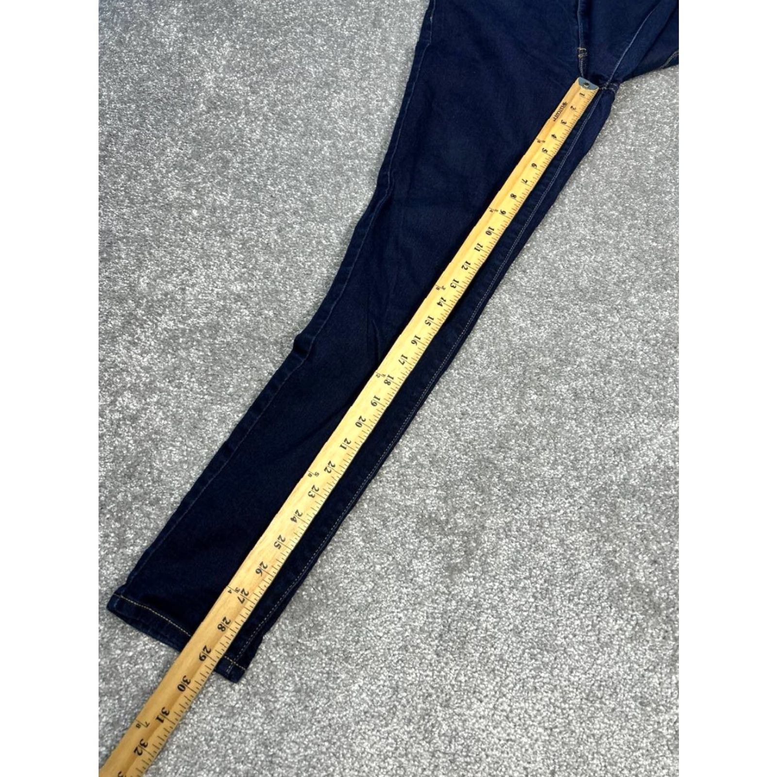 Levi's Levi's 721 Jeans Womens 28 Blue Denim Cotton Stretch High Rise Skinny Leg 28x29 Size 28" / US 6 / IT 42 - 5 Thumbnail