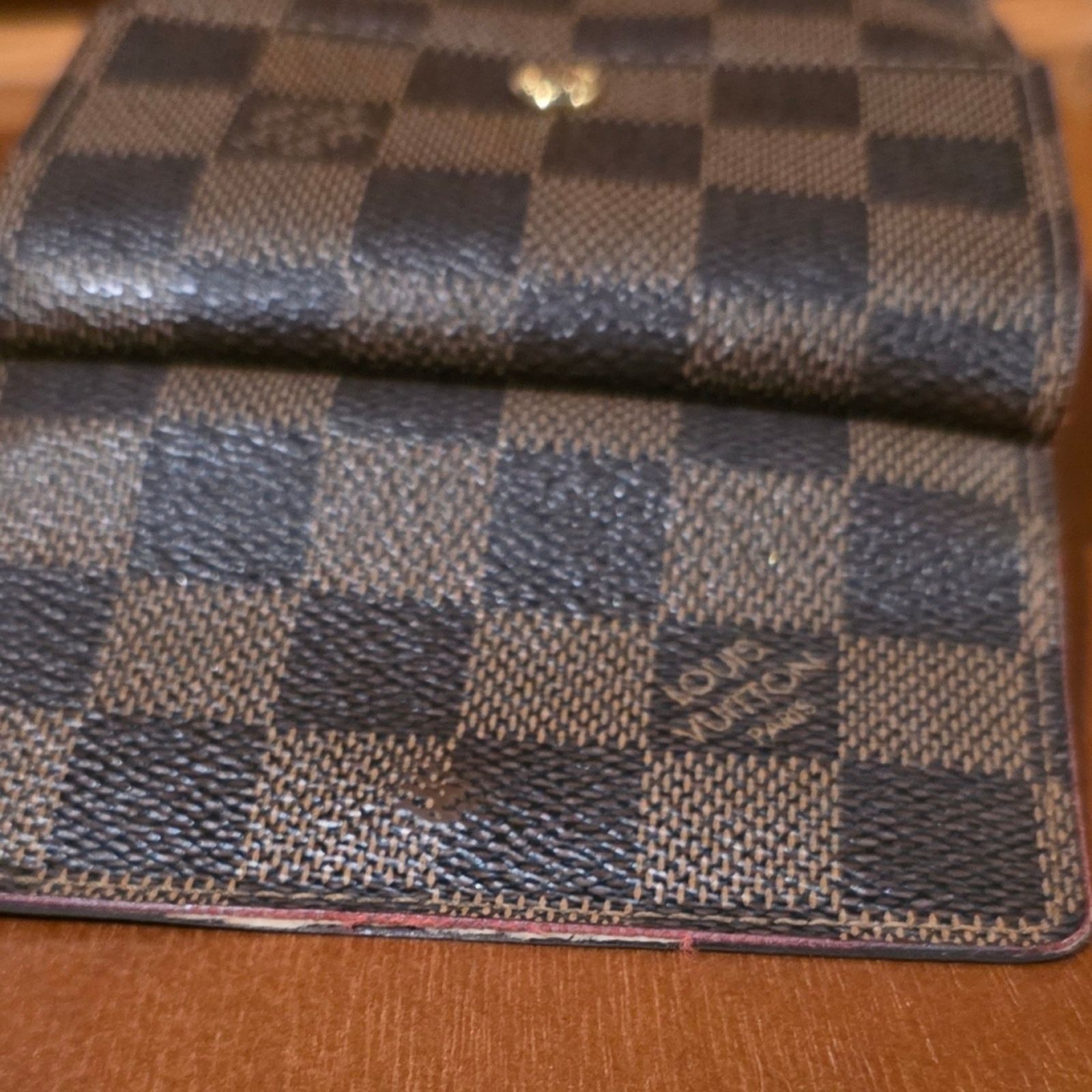 Louis Vuitton Louis Vuitton Damier Ebene Elise Wallet Size ONE SIZE - 7 Thumbnail