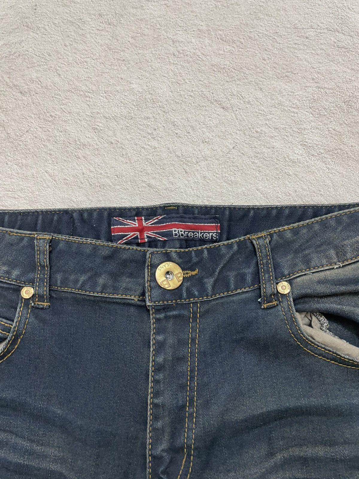 Number (N)ine 2000s Archival Hysteric Dark Indigo Denim Ifsix LGB slim fit Size US 32 / EU 48 - 4 Thumbnail