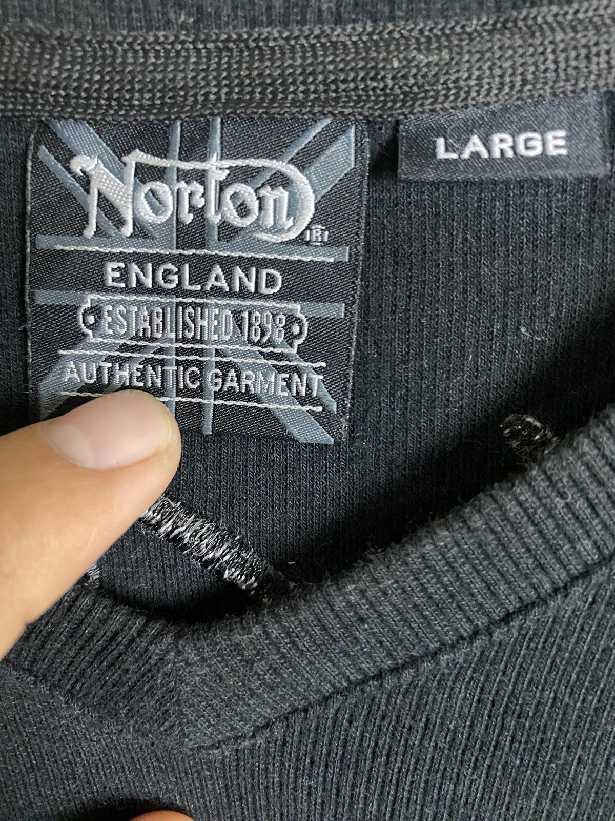 Norton × Vintage Norton T-shirt Size US L / EU 52-54 / 3 - 4 Thumbnail