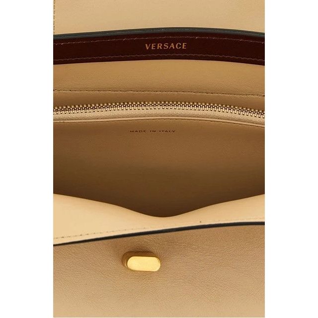 Versace VERSACE Beige Vivian Leather Shoulder Bag New & Authentic Size ONE SIZE - 4 Thumbnail