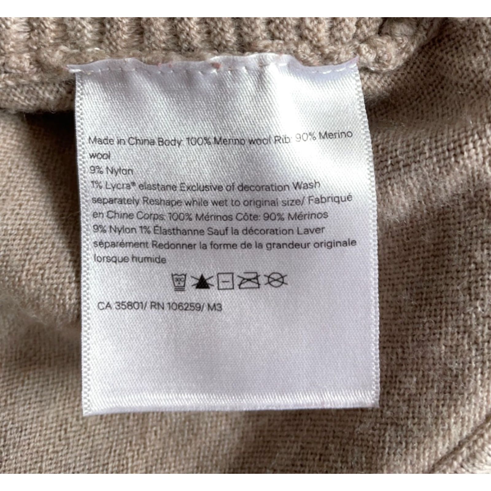 Lululemon Lululemon Cardigan Sit In Lotus Open Front Beige Merino Wool 8 Women's Size M / US 6-8 / IT 42-44 - 4 Thumbnail
