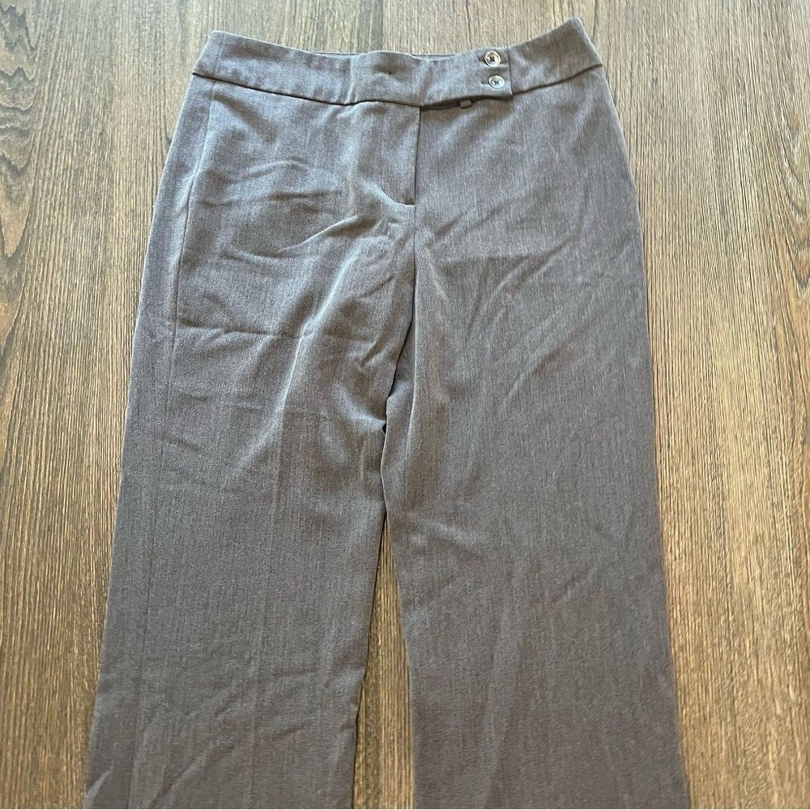 Vintage Bandolino Blu Medium Heathered Gray Straight Legs Size 8 Size 30" / US 8 / IT 44 - 10 Thumbnail