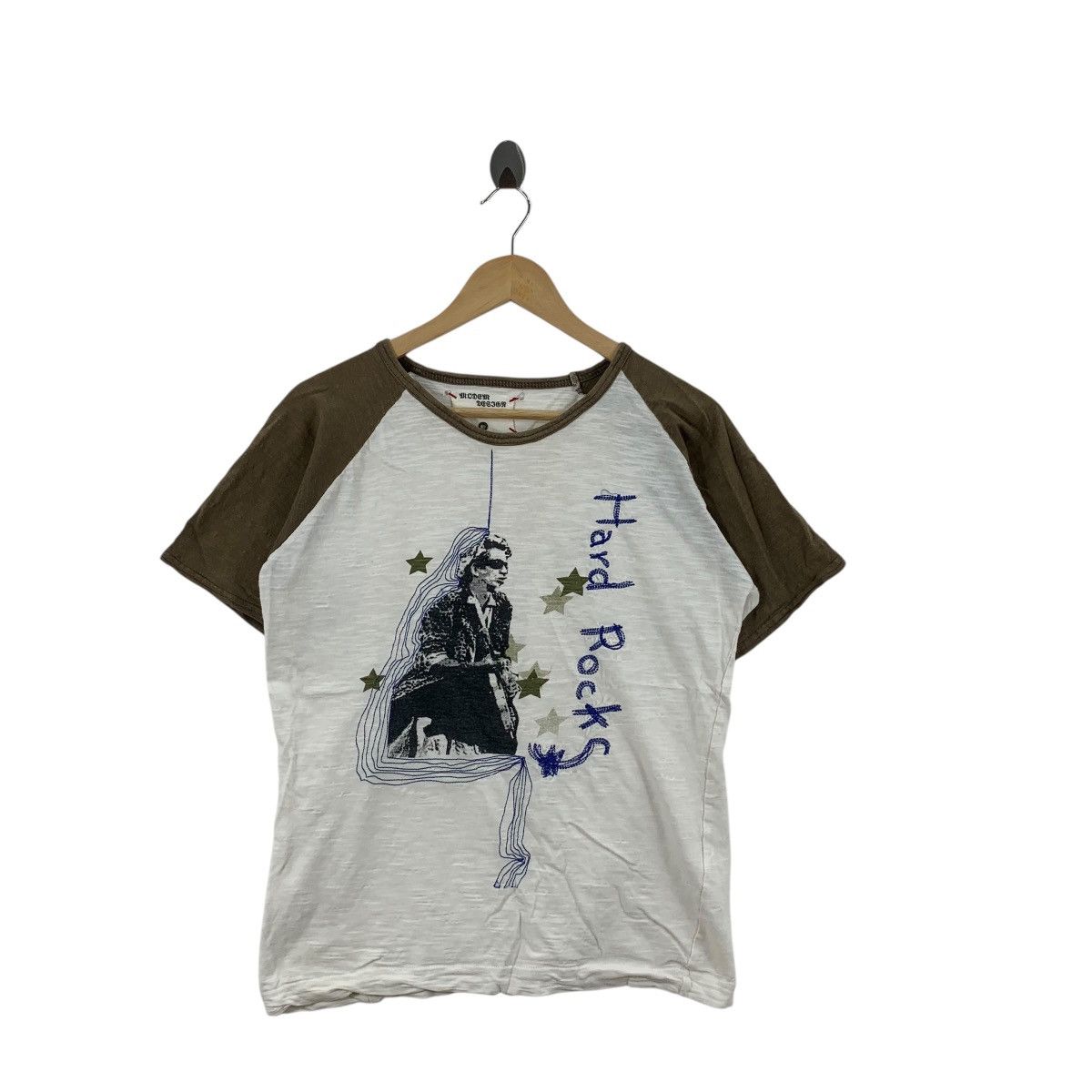 Other HIDDEN DESIGN JAPAN Hard Rocks Punk Raglan Tee Shirt Top Size M / US 6-8 / IT 42-44 - 3 Thumbnail