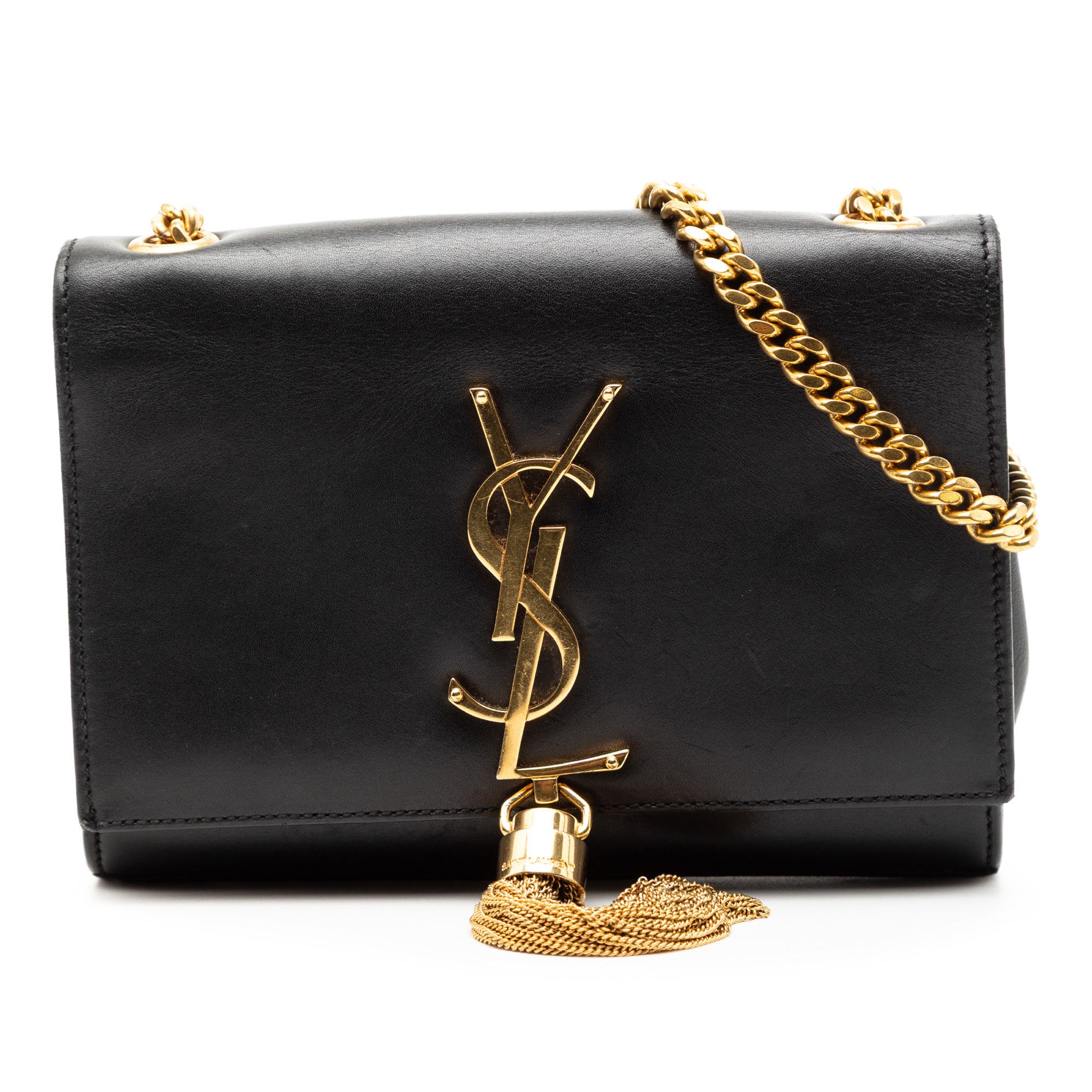 Yves Saint Laurent Yves Saint Laurent Small Smooth Calfskin Monogram Kate Tassel Crossbody Size ONE SIZE - 1 Thumbnail