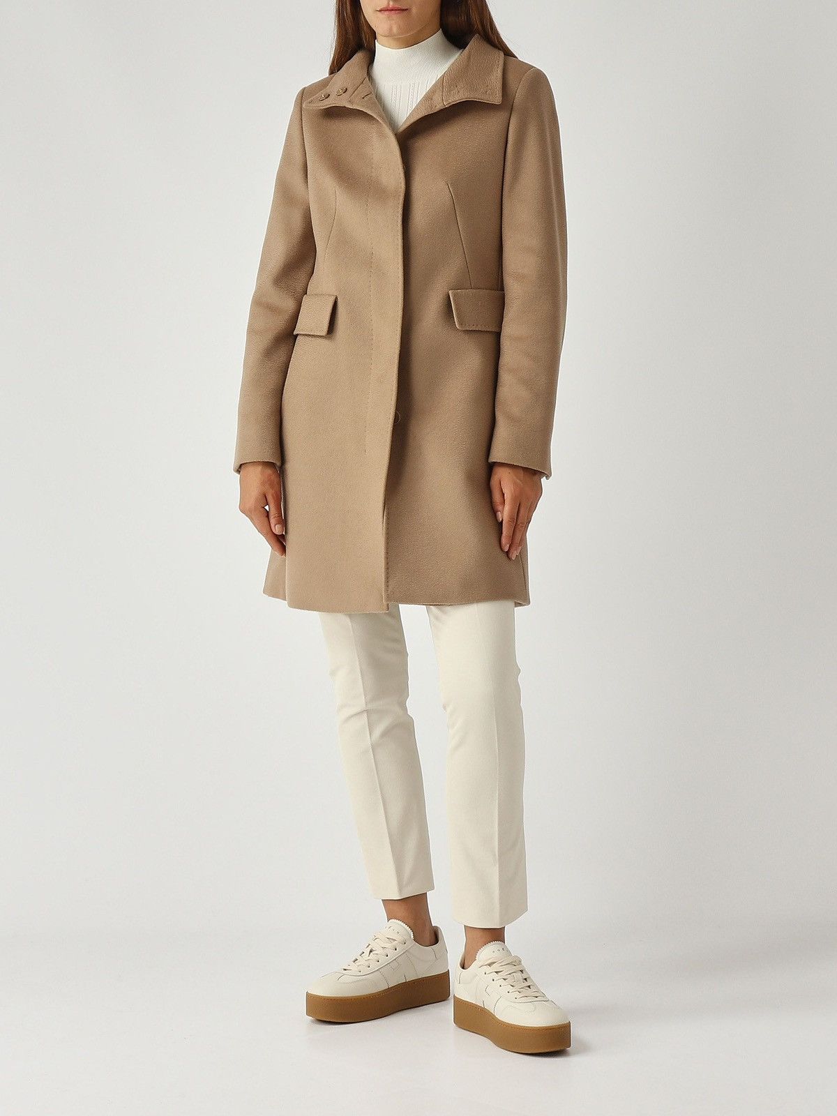 Max Mara Max Mara Camel Hair Coat Women's Wool Size XS / US 0-2 / IT 36-38 - 4 Thumbnail