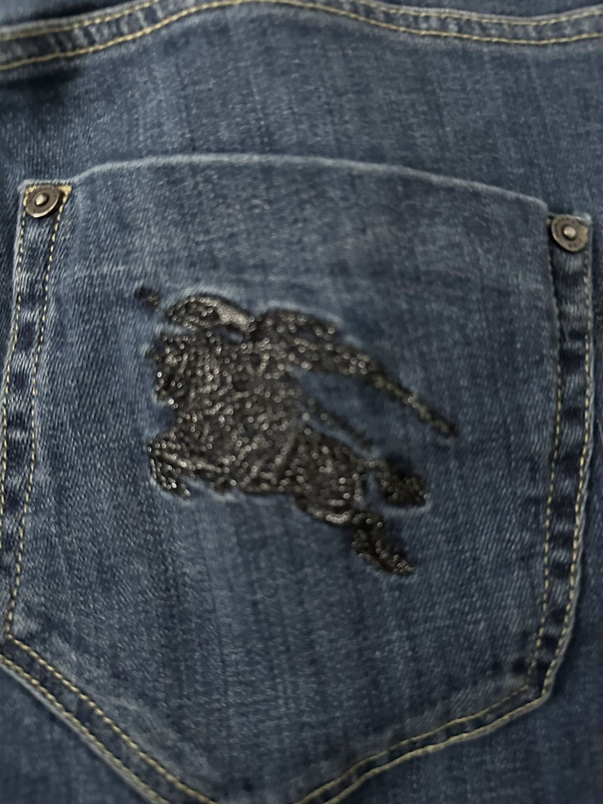 Burberry Burberry Brit Vintage Blue Big Logo Denim size S luxury Size US 30 / EU 46 - 4 Thumbnail