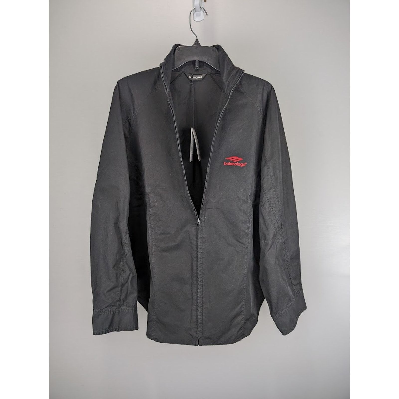 Balenciaga o1rshd1 Track Jacket in Black Size US XXL / EU 58 / 5 - 8 Thumbnail
