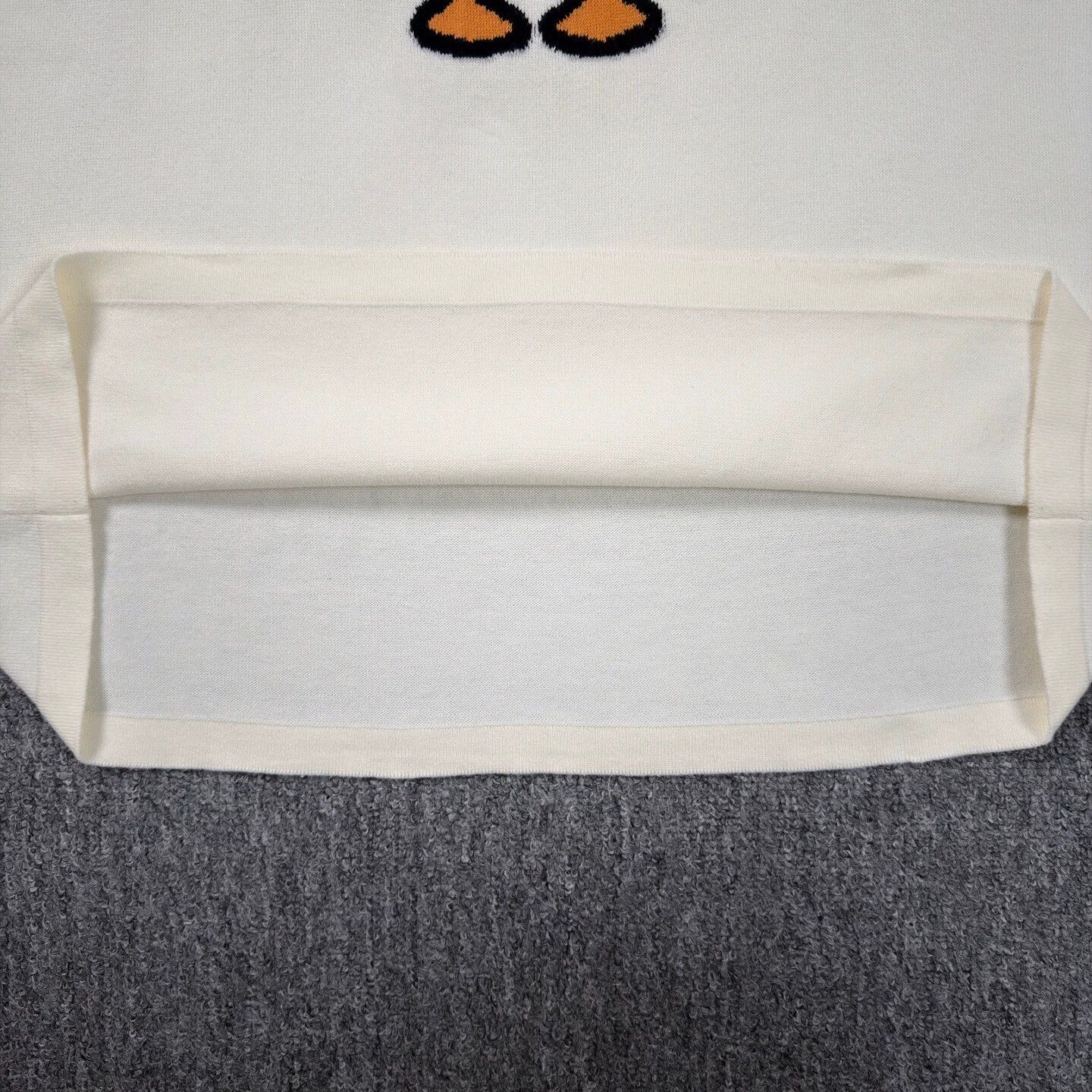 Louis Vuitton LV Nigo duck print ivory knit short-sleeve M Size US M / EU 48-50 / 2 - 7 Thumbnail