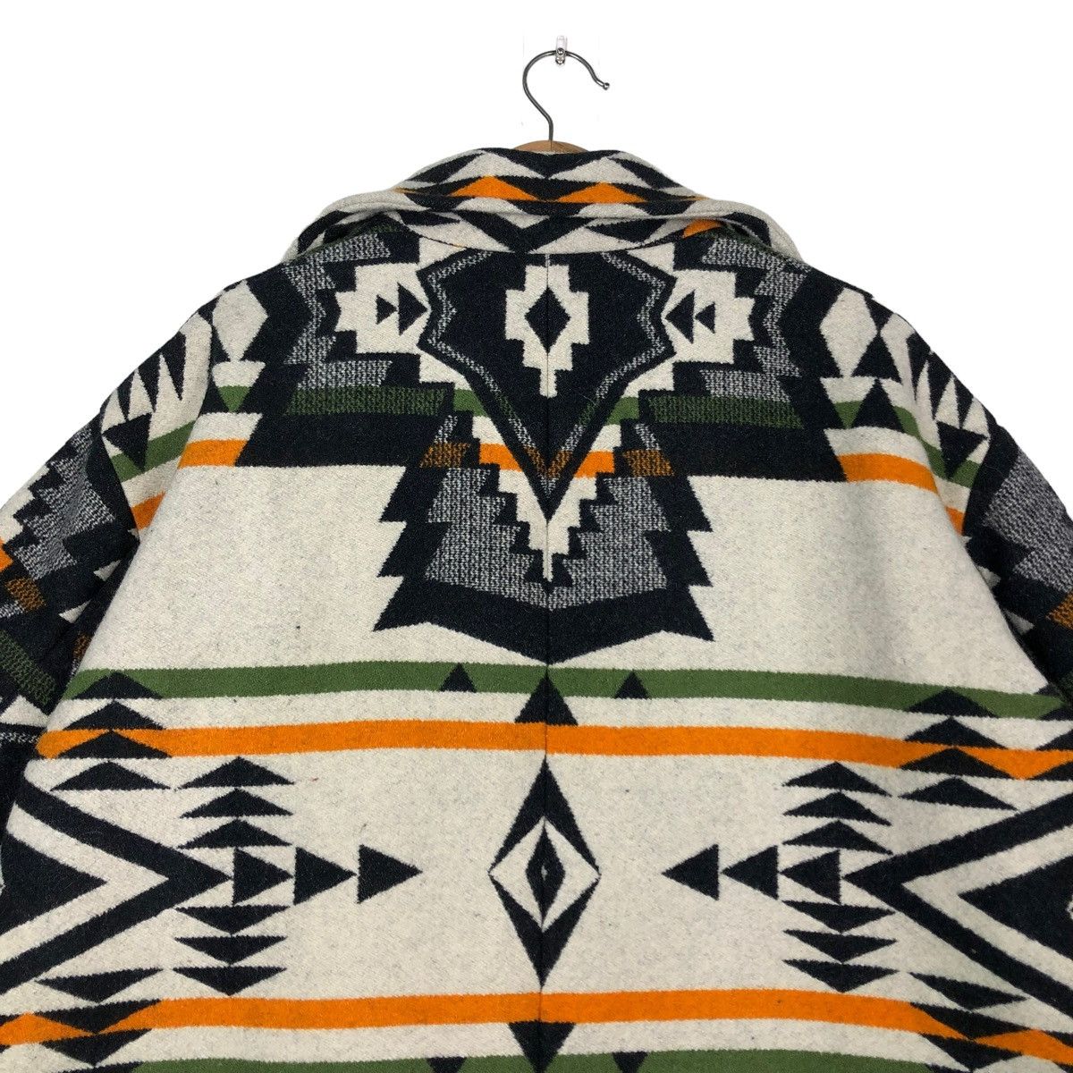 Japanese Brand × Vintage 🔥VINTAGE NAVAJO NATIVE AZTEC WOOL JACKET DOUBLE BREAST Size US M / EU 48-50 / 2 - 9 Thumbnail