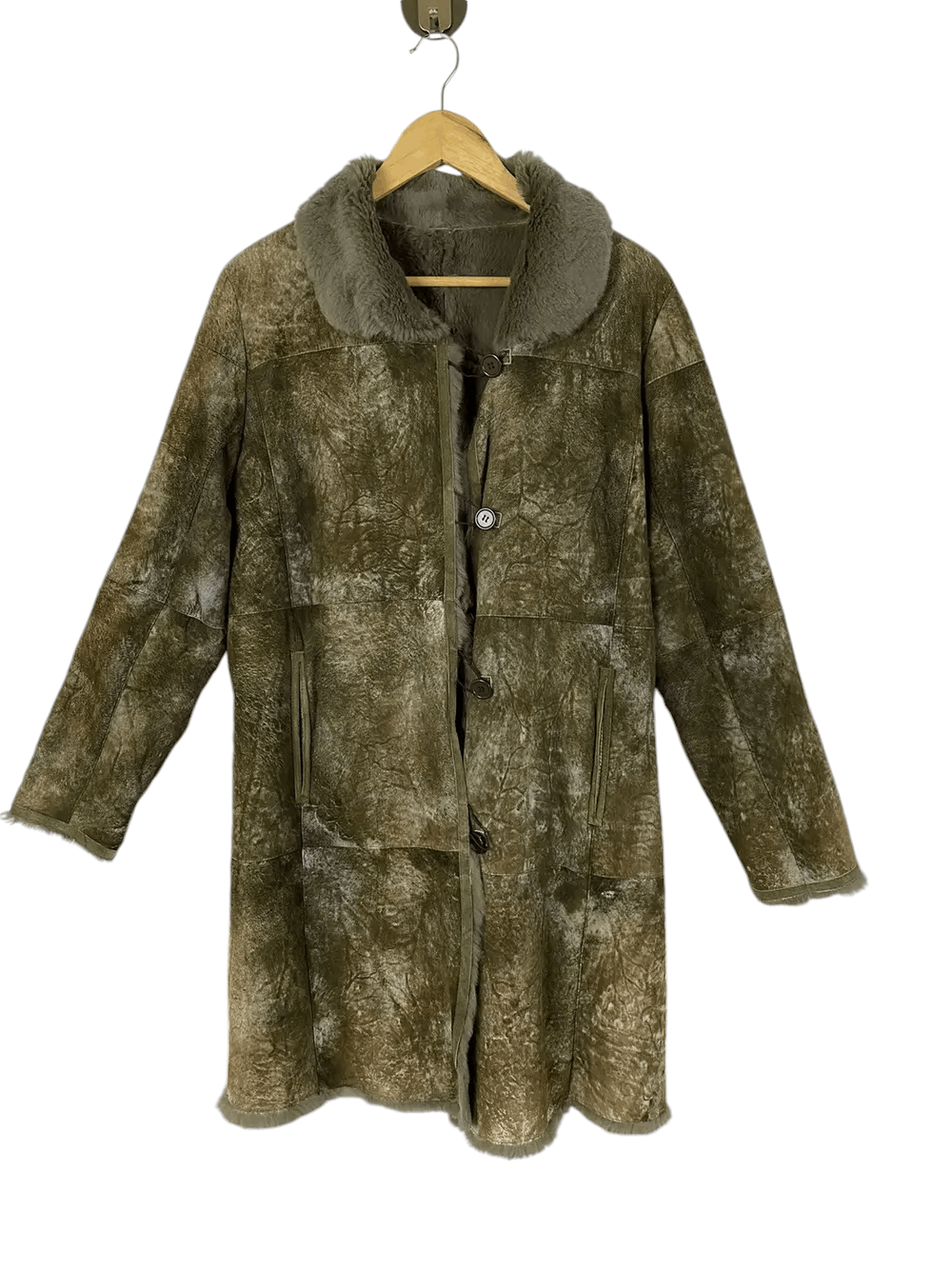 Vintage Mink Fur Rabbit Long Jacket