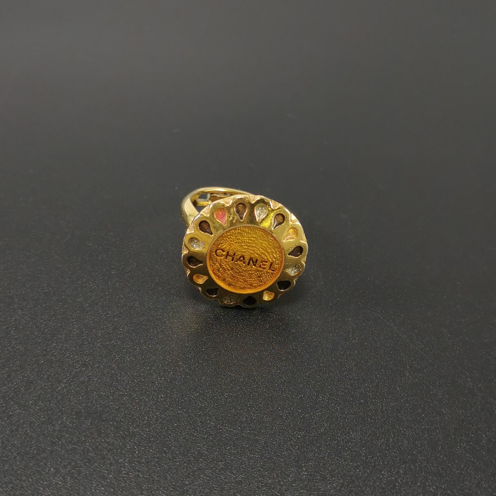 Chanel Chanel Flower Letter Logo Vintage Ring Size 12 -z2505 Size ONE SIZE - 7 Thumbnail