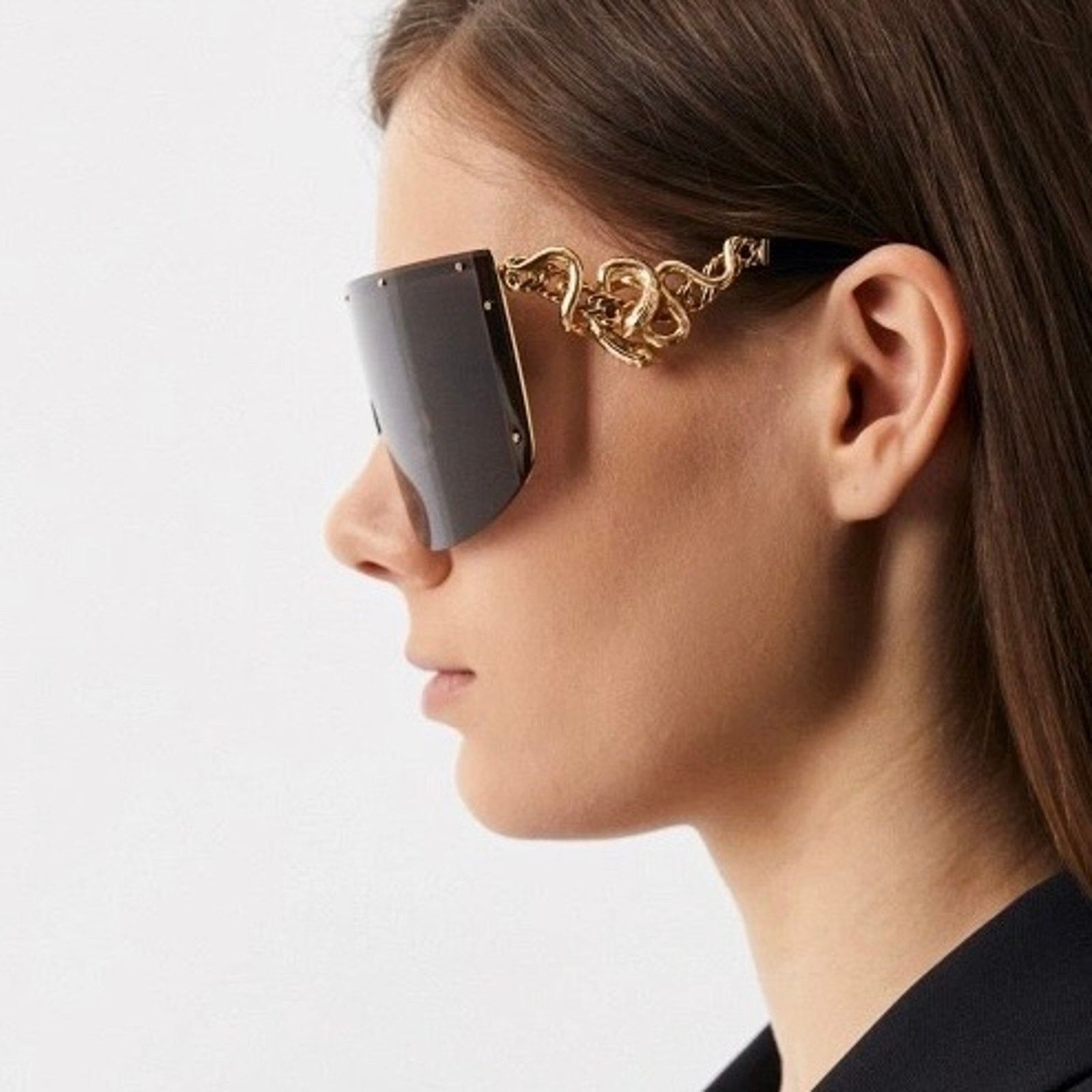 Roberto Cavalli New, ROBERTO CAVALLI Sunglasses SRC015 Col.300G Authentic Size ONE SIZE - 14 Thumbnail