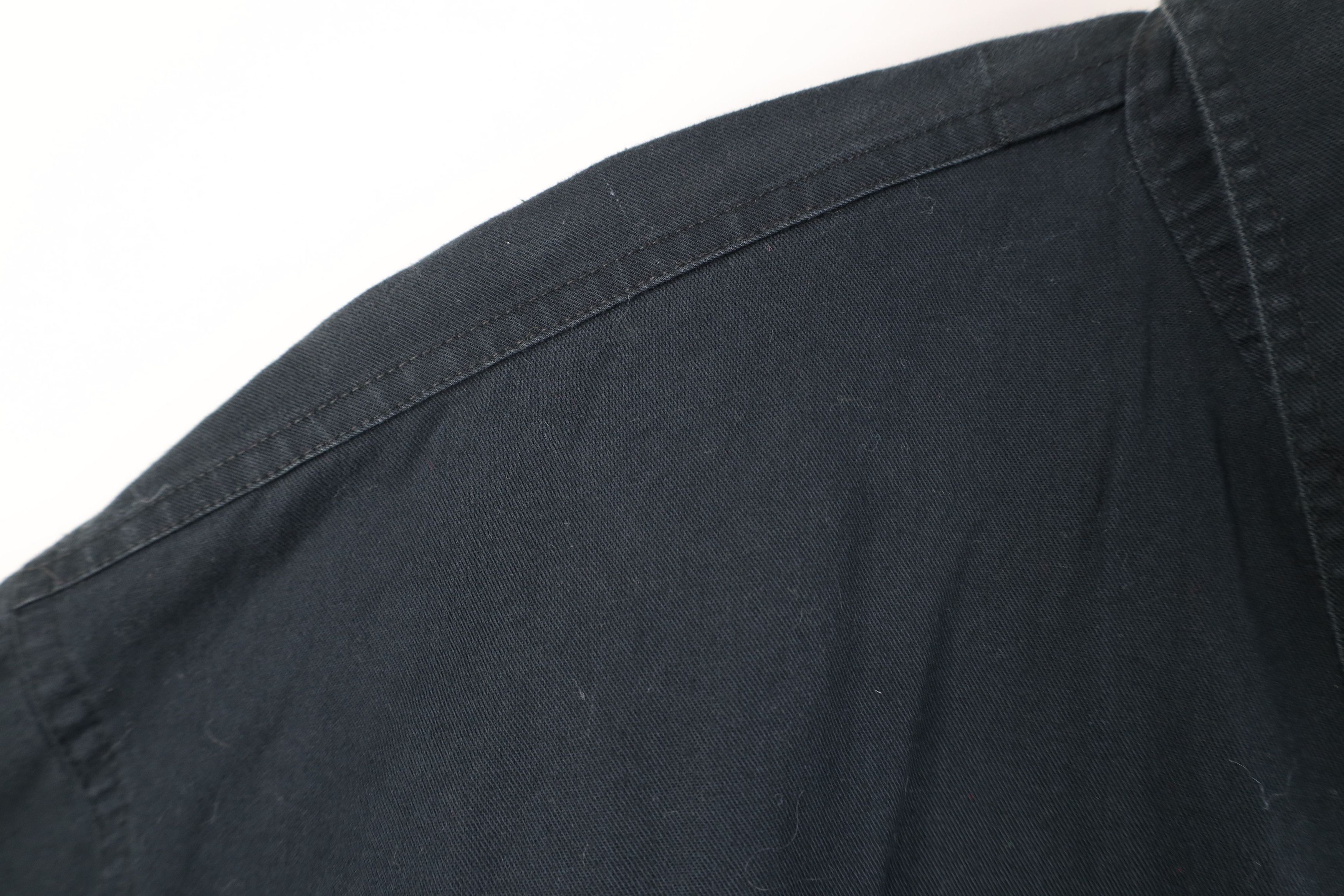 Vintage Vintage 90s Streetwear Big Pocket Button Down Shirt Black Size US XL / EU 56 / 4 - 8 Thumbnail