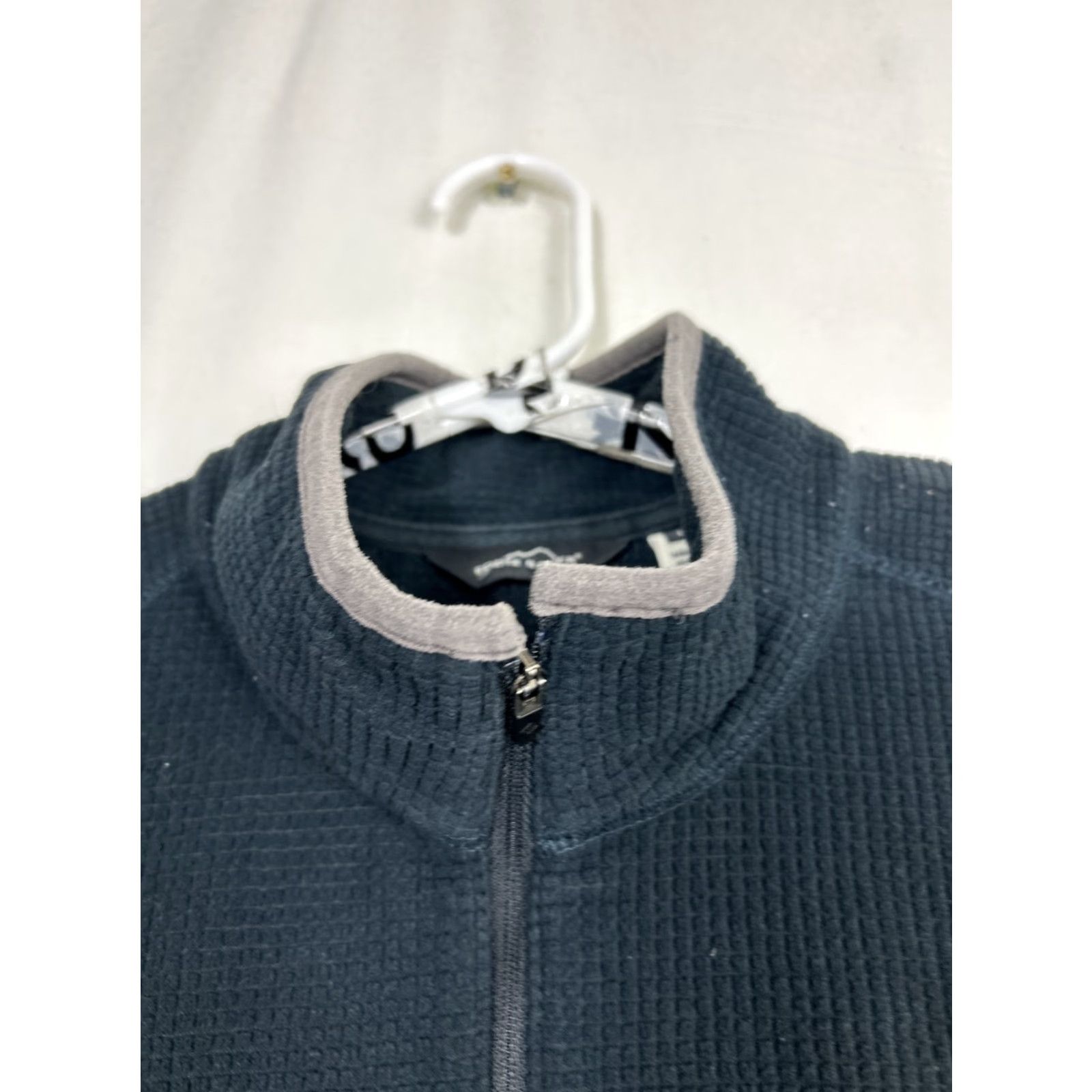 Eddie Bauer Eddie Bauer Pullover Sweater L Navy Blue 1/4 Waffle Polyester Mens L Size US L / EU 52-54 / 3 - 7 Thumbnail