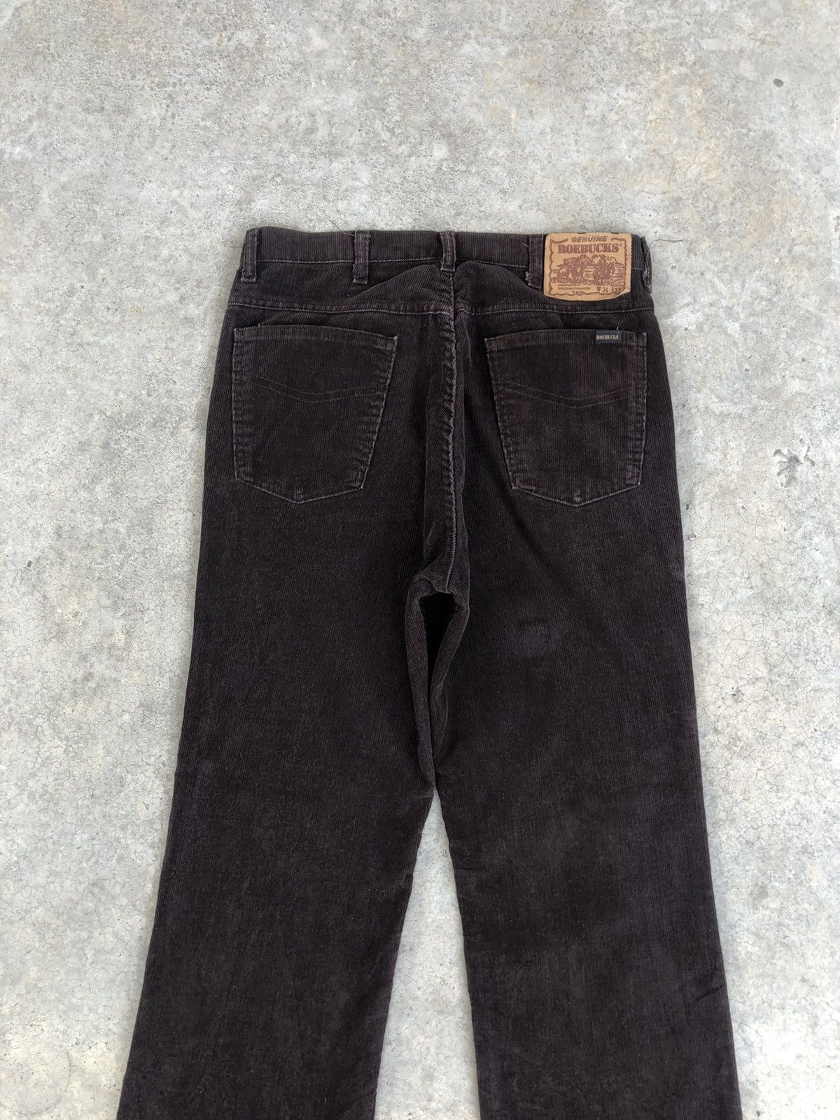 If Six Was Nine × Vintage Vintage Roebucks Flared Pants Corduroy Size US 32 / EU 48 - 8 Thumbnail