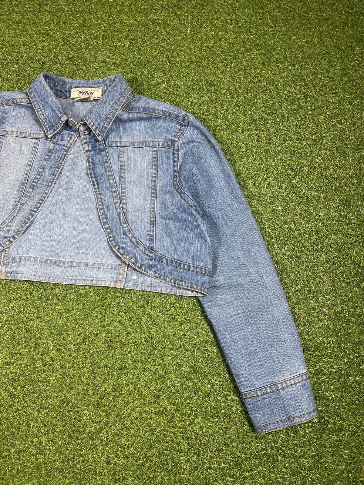 Japanese Brand Vintage 90s Jeans jacket streetwear style japanese Size XL / US 12-14 / IT 48-50 - 3 Thumbnail