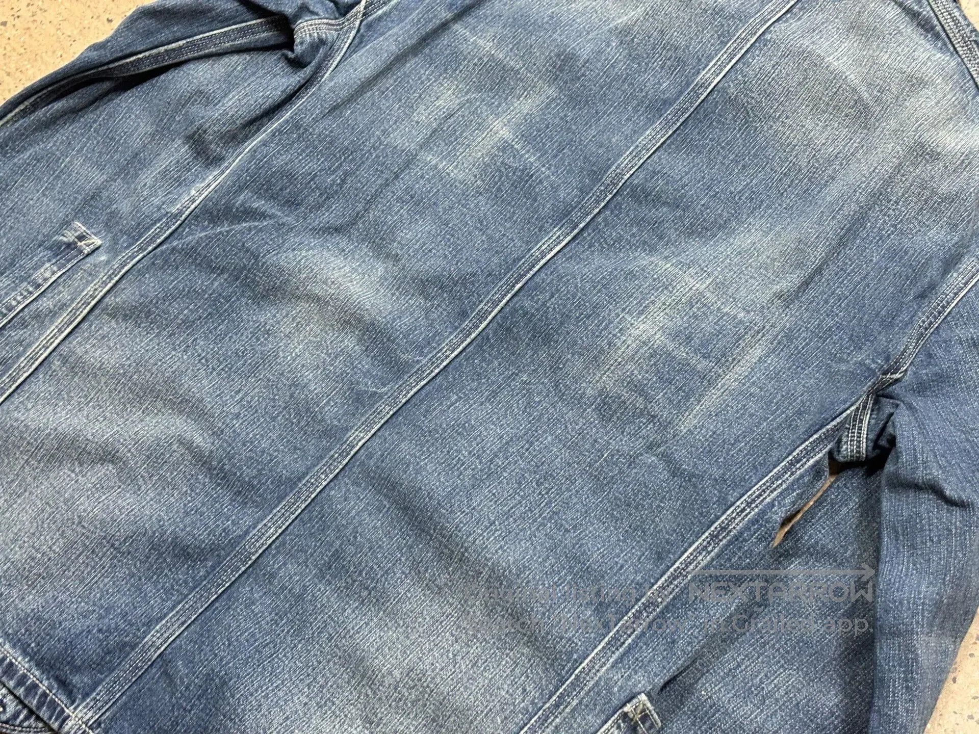 RRL Ralph Lauren RRL Double RL Indigo Denim Jacket with Corduroy Collar. Size US S / EU 44-46 / 1 - 8 Thumbnail