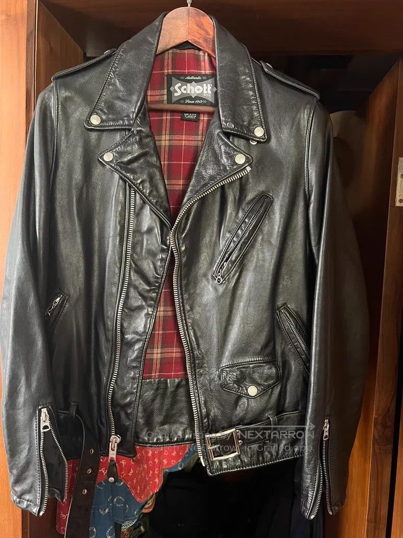 Schott Schott Leather coat Size US S / EU 44-46 / 1 - 1 Thumbnail