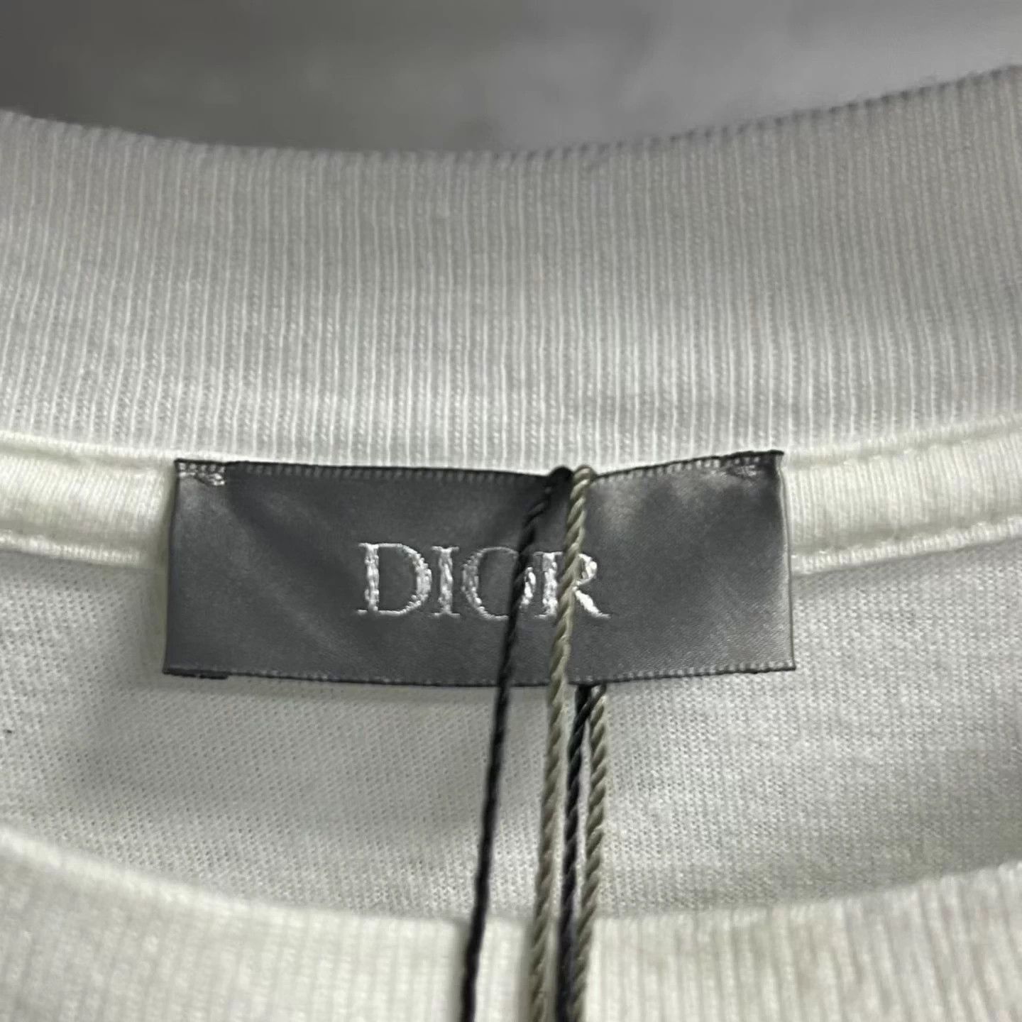 Dior Dior cream plant print crewneck short-sleeve T-shirt XL Size US XL / EU 56 / 4 - 3 Thumbnail