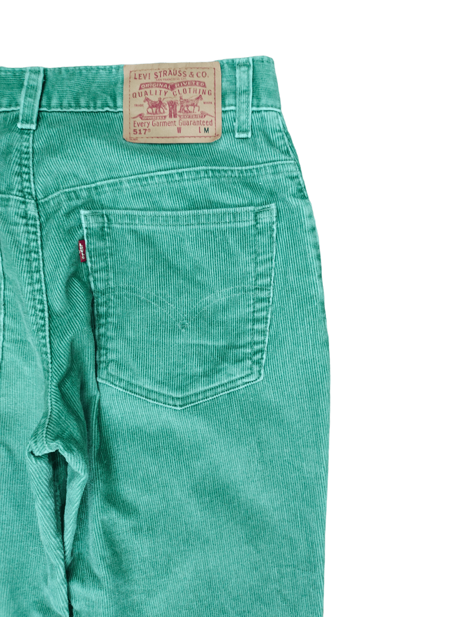 Levi's Vintage Clothing Flare Jeans Levi's 517 Boot Cut Slim Fit Corduroy Streetwear Size US 31 - 12 Thumbnail