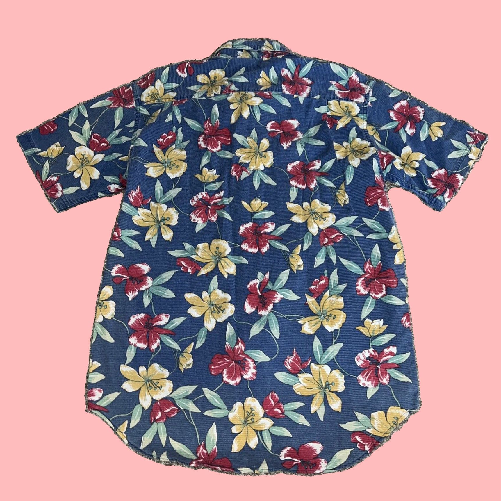 Vintage VINTAGE LL Bean Hawaiian Shirt Mens Short Sleeve Blue Size S Size US S / EU 44-46 / 1 - 4 Thumbnail