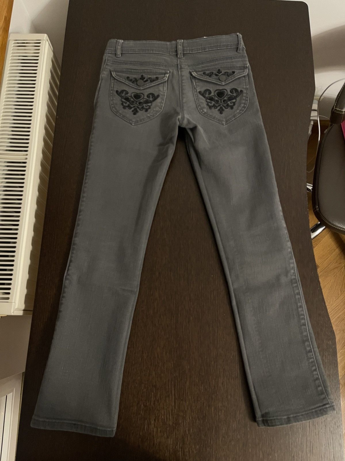 United Colors Of Benetton Benetton girl’s jeans with adjustable waist Size 27" / US 4 / IT 40 - 2 Thumbnail
