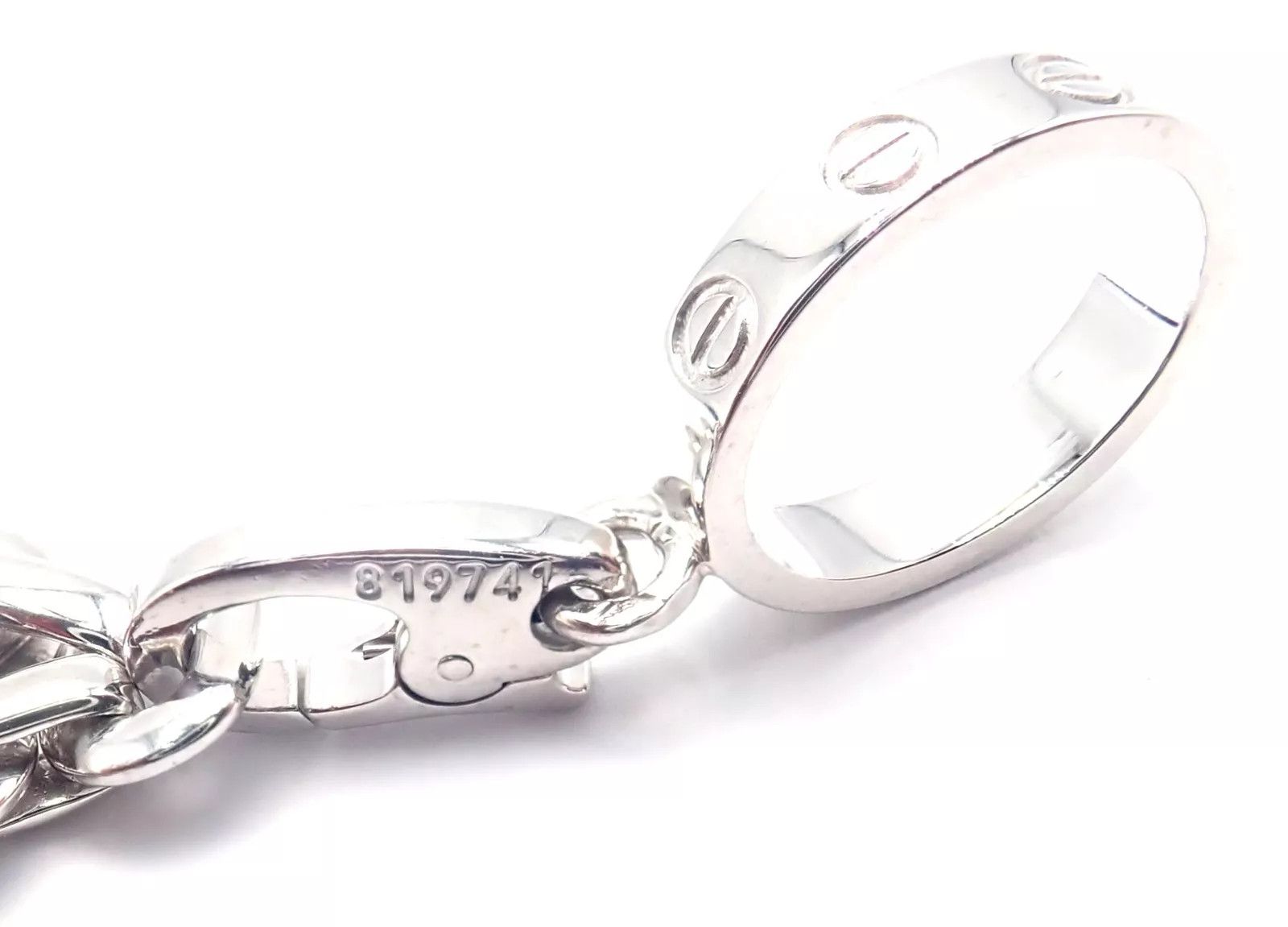 Cartier Authentic Cartier 18k Panthe Airplane Love Box Link Bracelet Size ONE SIZE - 5 Thumbnail