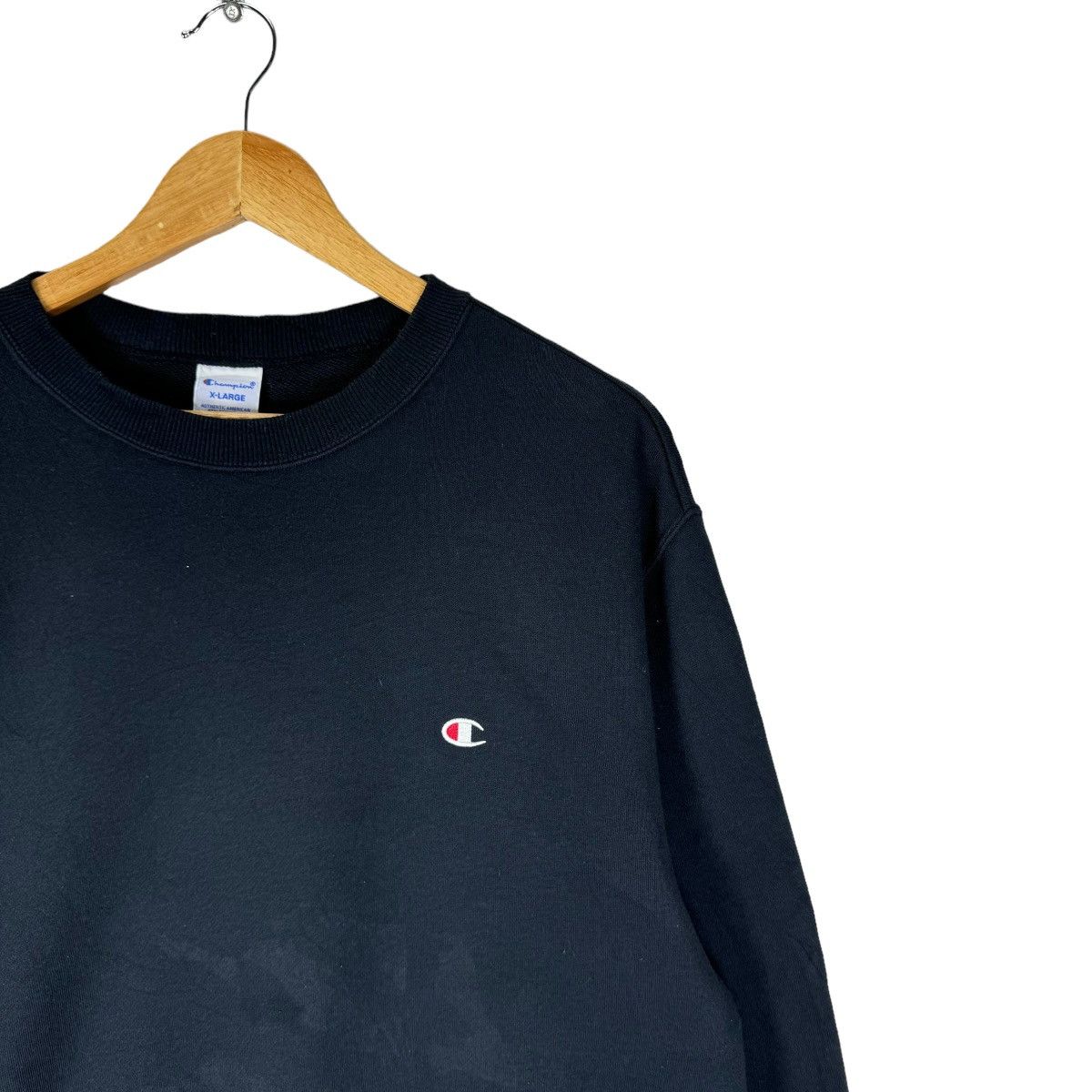 Champion × Vintage ⚡️CHAMPION SMALL LOGO CREWNECK SWEATSHIRT Size US XL / EU 56 / 4 - 3 Thumbnail