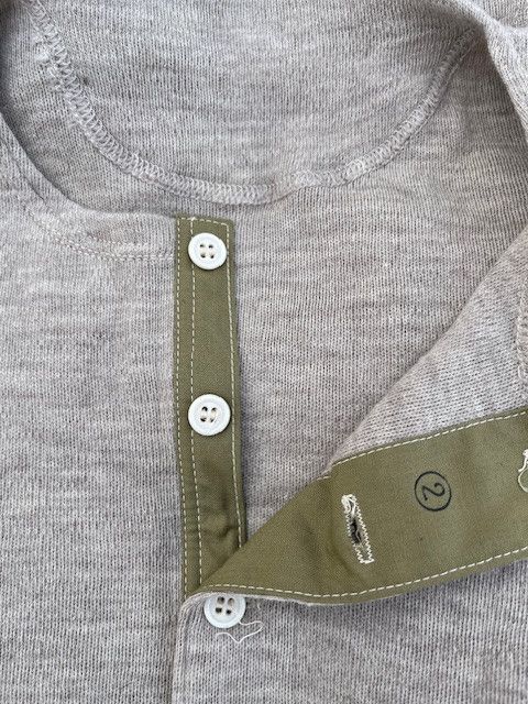 Vintage USA Military WWII Look Henley Top Size US S / EU 44-46 / 1 - 1 Thumbnail