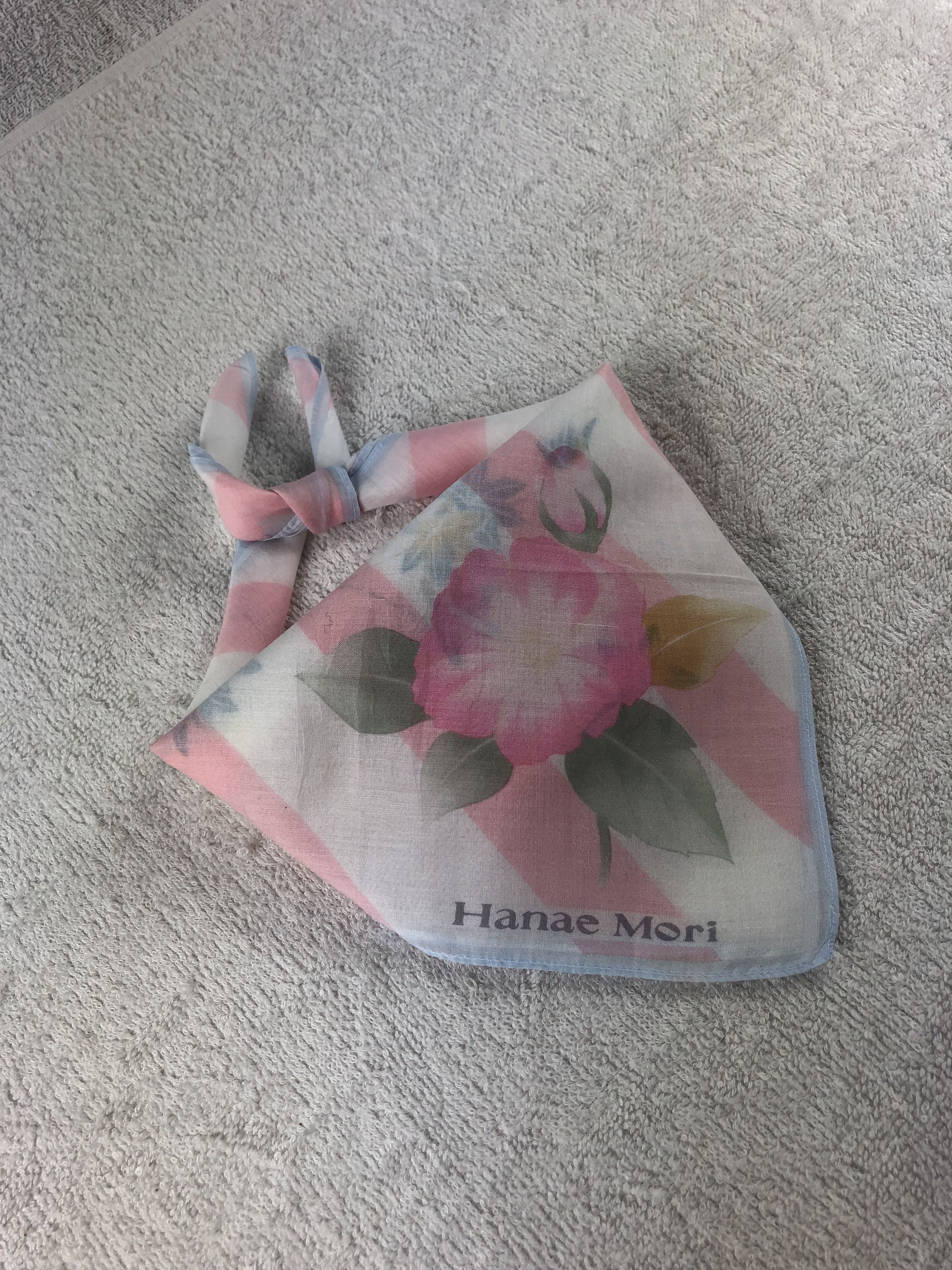 Hanae Mori × Japanese Brand × Vintage Hanae Mori Handkerchief / Bandana / Neckerchief Size ONE SIZE - 1 Thumbnail