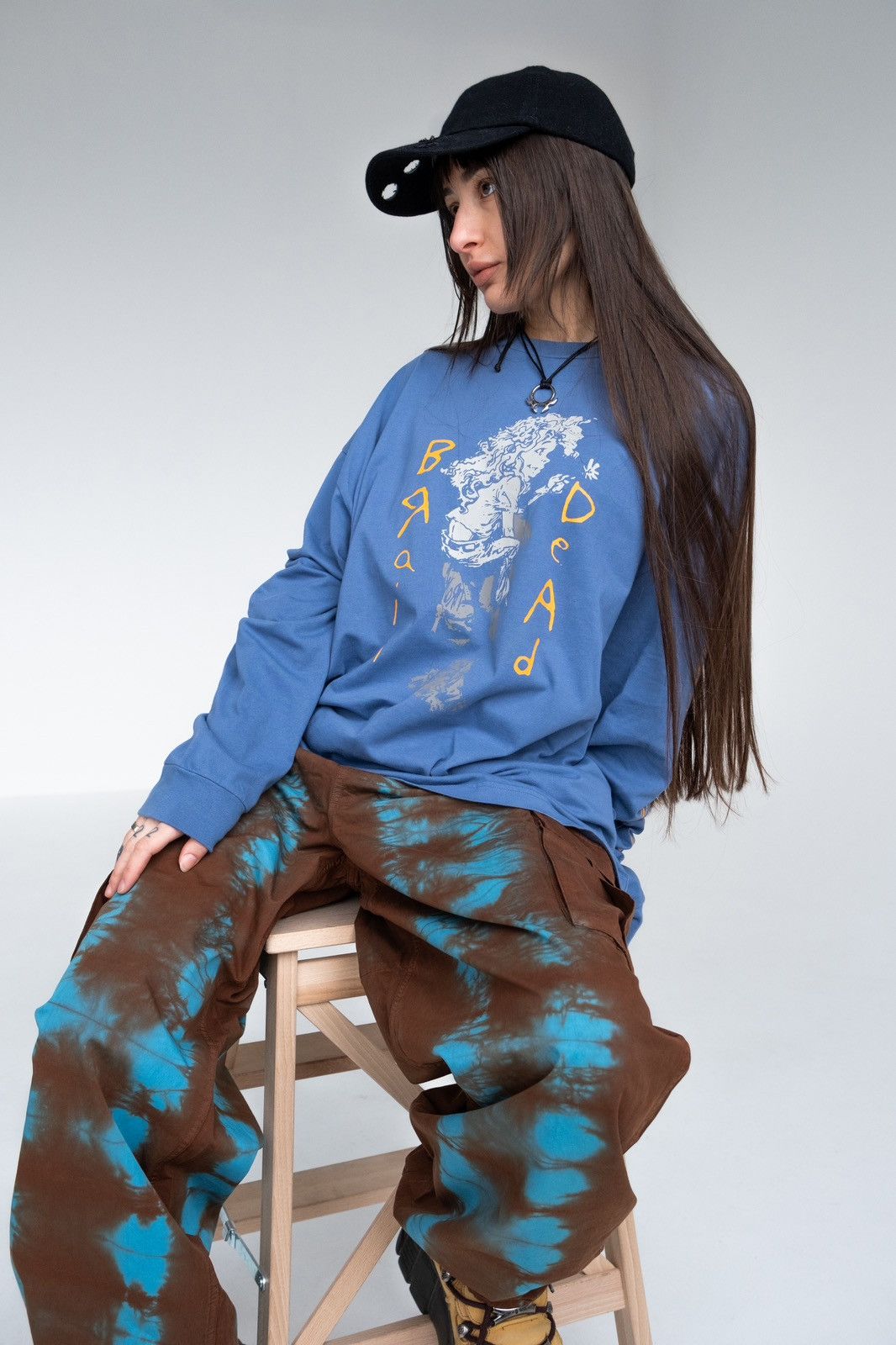 Brain Dead Korn x Brain Dead Flower Pickers Long Sleeve Size US XL / EU 56 / 4 - 1 Thumbnail