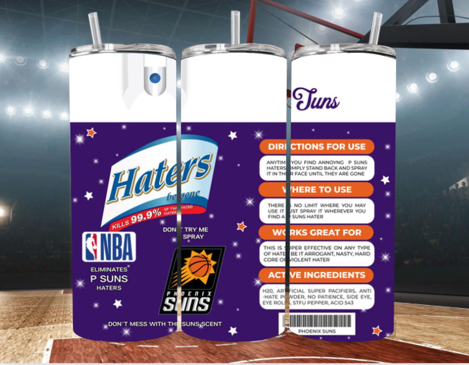 Other Phoenix Suns Hater Be Gone Stainless Steel Tumbler - 20 Oz Size ONE SIZE - 1 Thumbnail
