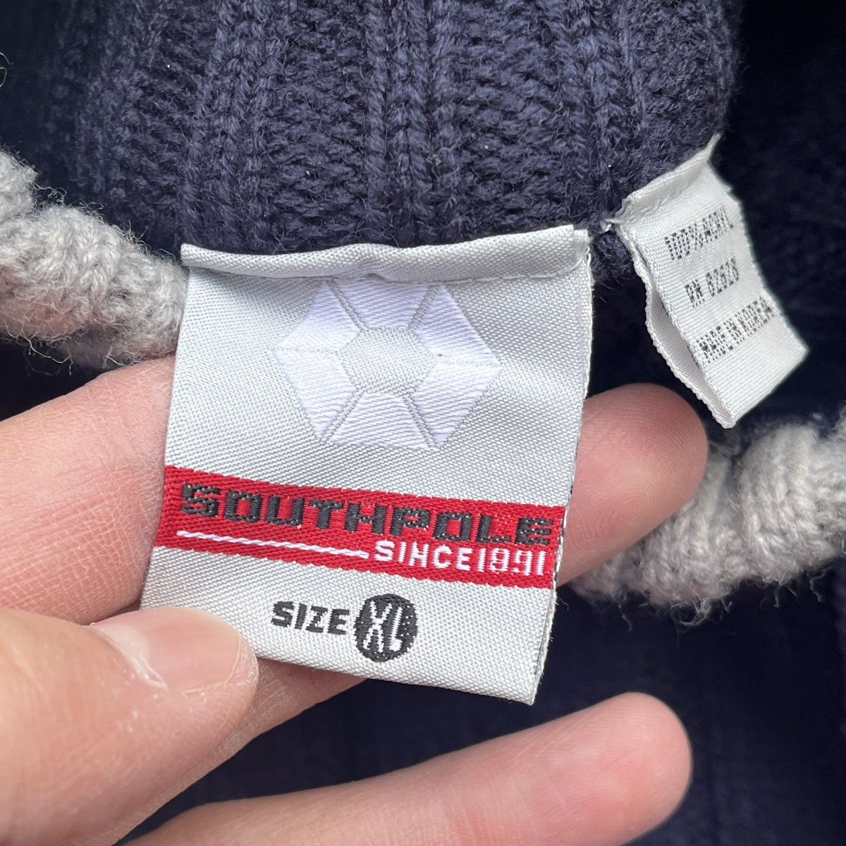 Southpole Vintage Y2K Southpole Mock Neck Sweater Size US XL / EU 56 / 4 - 6 Thumbnail
