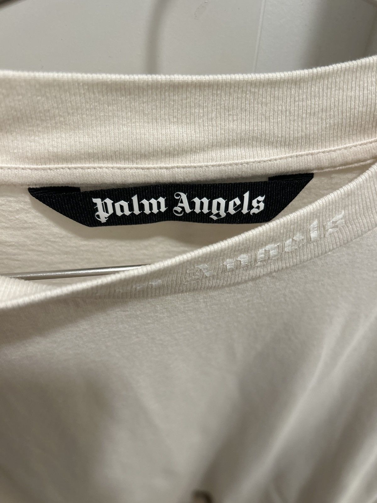 Palm Angels Palm Angels Butter White Classic Logo Sleeve $315 Size US M / EU 48-50 / 2 - 5 Thumbnail