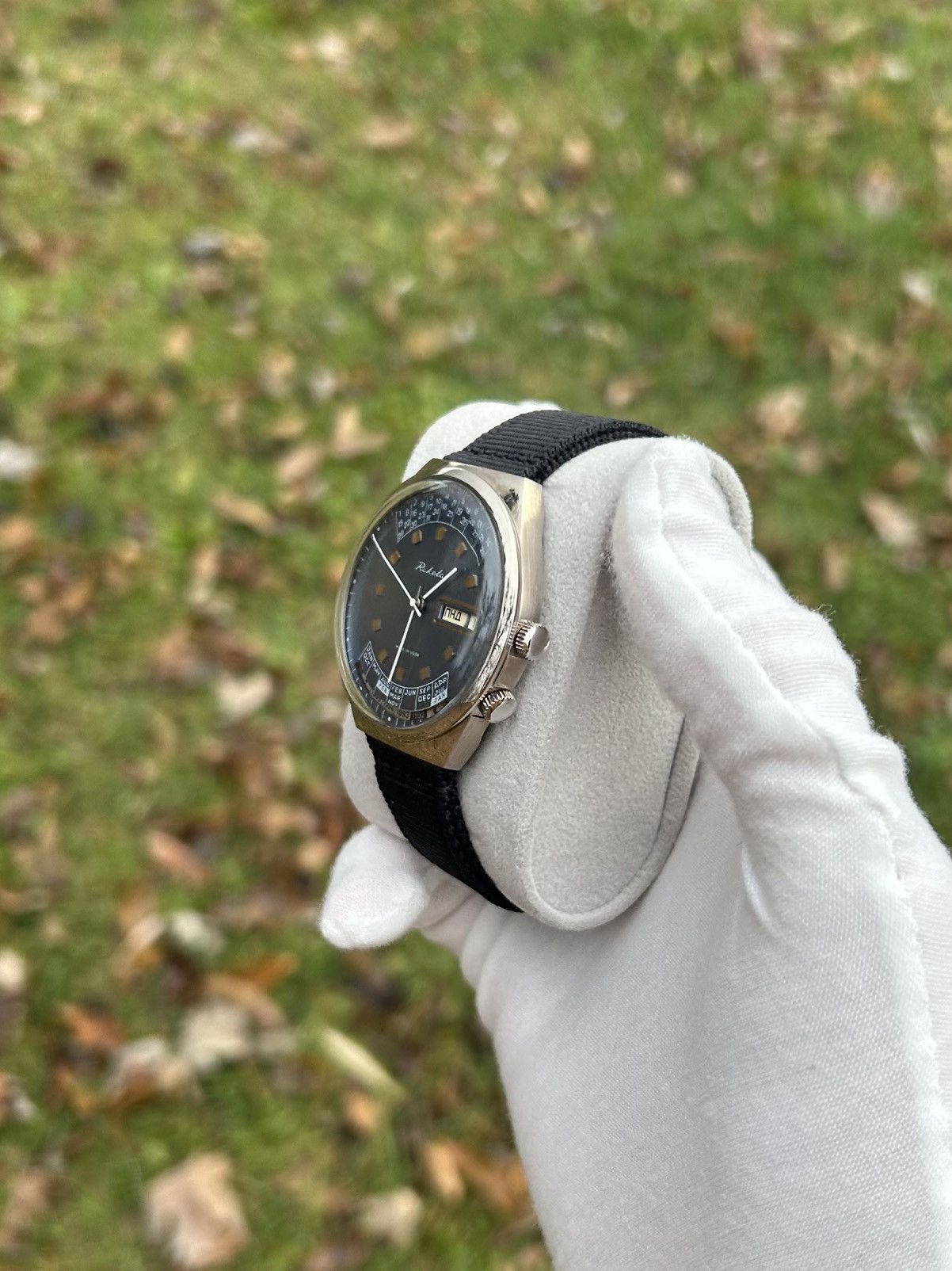 Vintage Vintage Watch Raketa College Calendar Mechanical 1980s Size ONE SIZE - 16 Thumbnail
