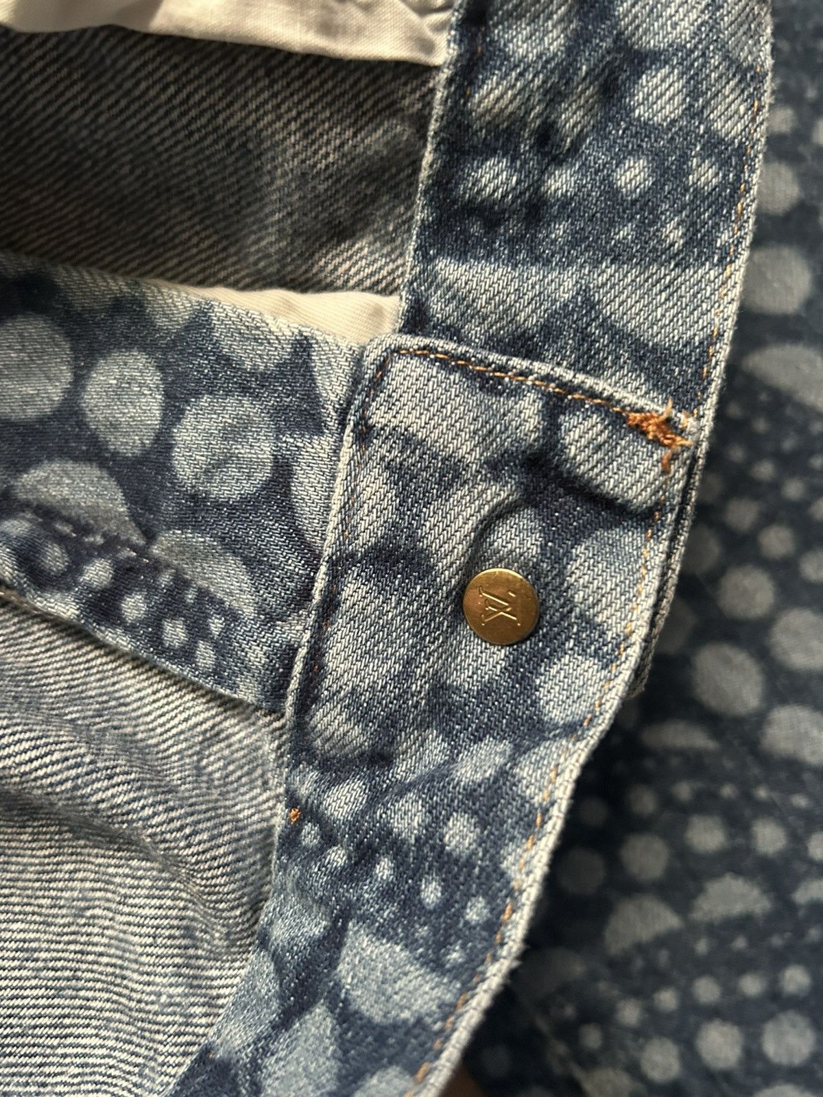 Yayoi Kusama Louis Vuitton Yayoi Kusama 23AW Allover Pumpkin Denim Size US 32 / EU 48 - 8 Thumbnail