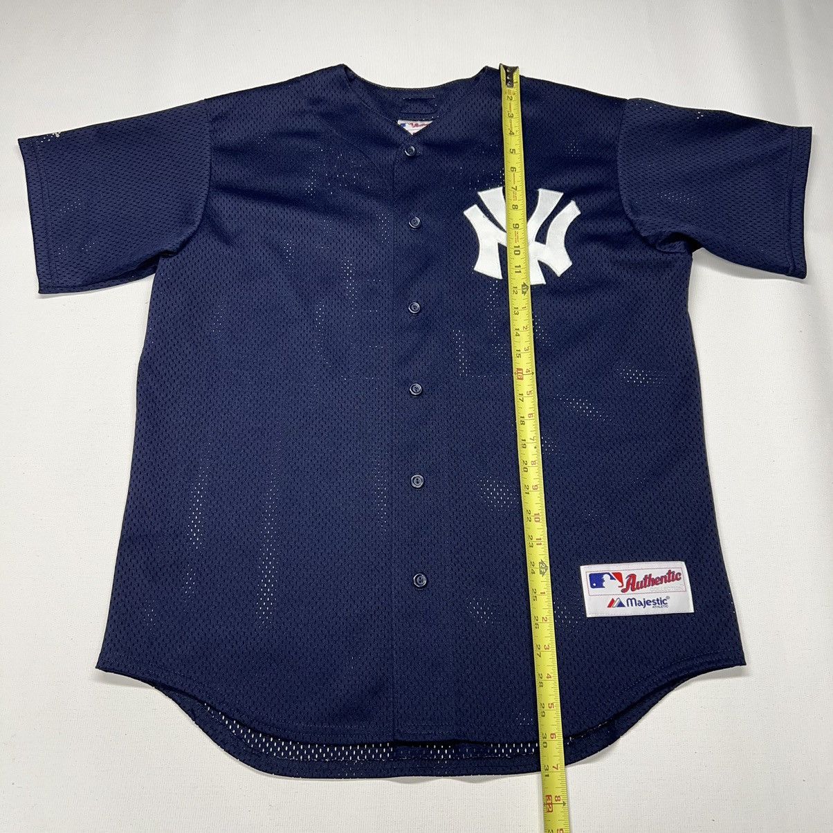 Majestic × New York Yankees × Vintage VTG Yankees Jersey Blue Giambi #25 Majestic MLB Baseball Size US M / EU 48-50 / 2 - 16 Thumbnail