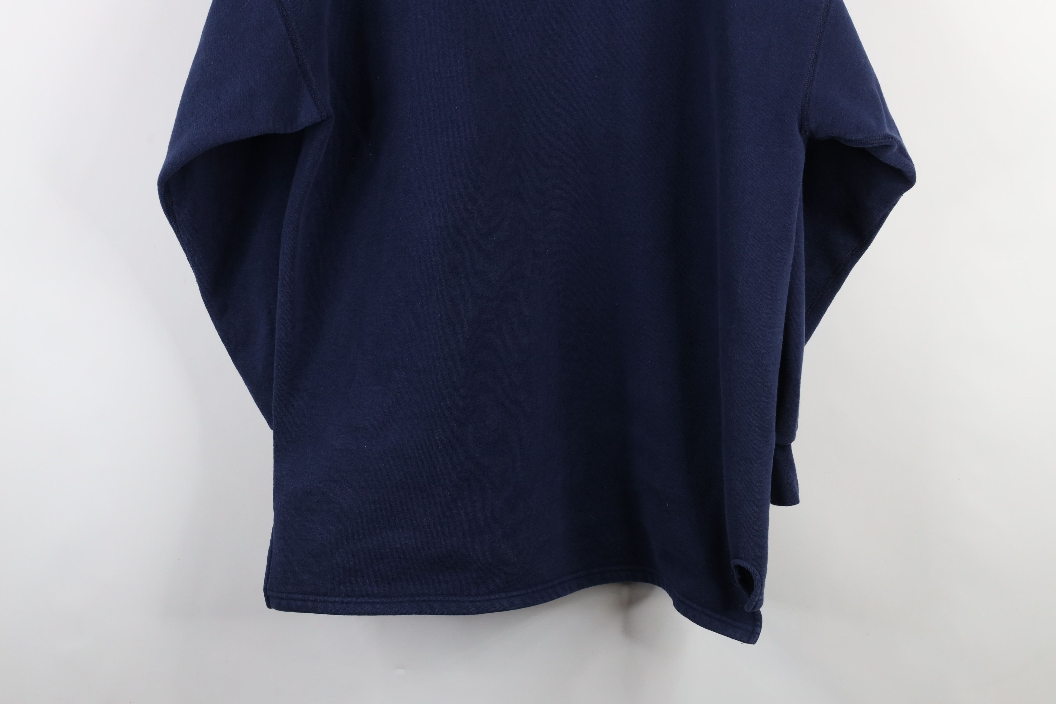 Vintage Vintage 90s Clinton Yacht Club Henley Sweatshirt Navy Blue Size US L / EU 52-54 / 3 - 13 Thumbnail
