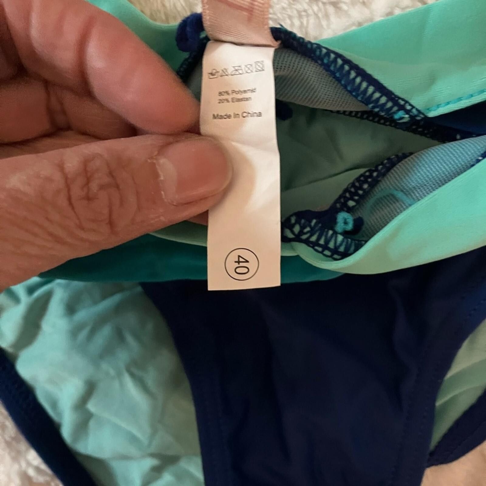 Penfield NWOT Women’s Two-Tone Blue & Teal Bikini Set Size ONE SIZE - 4 Thumbnail