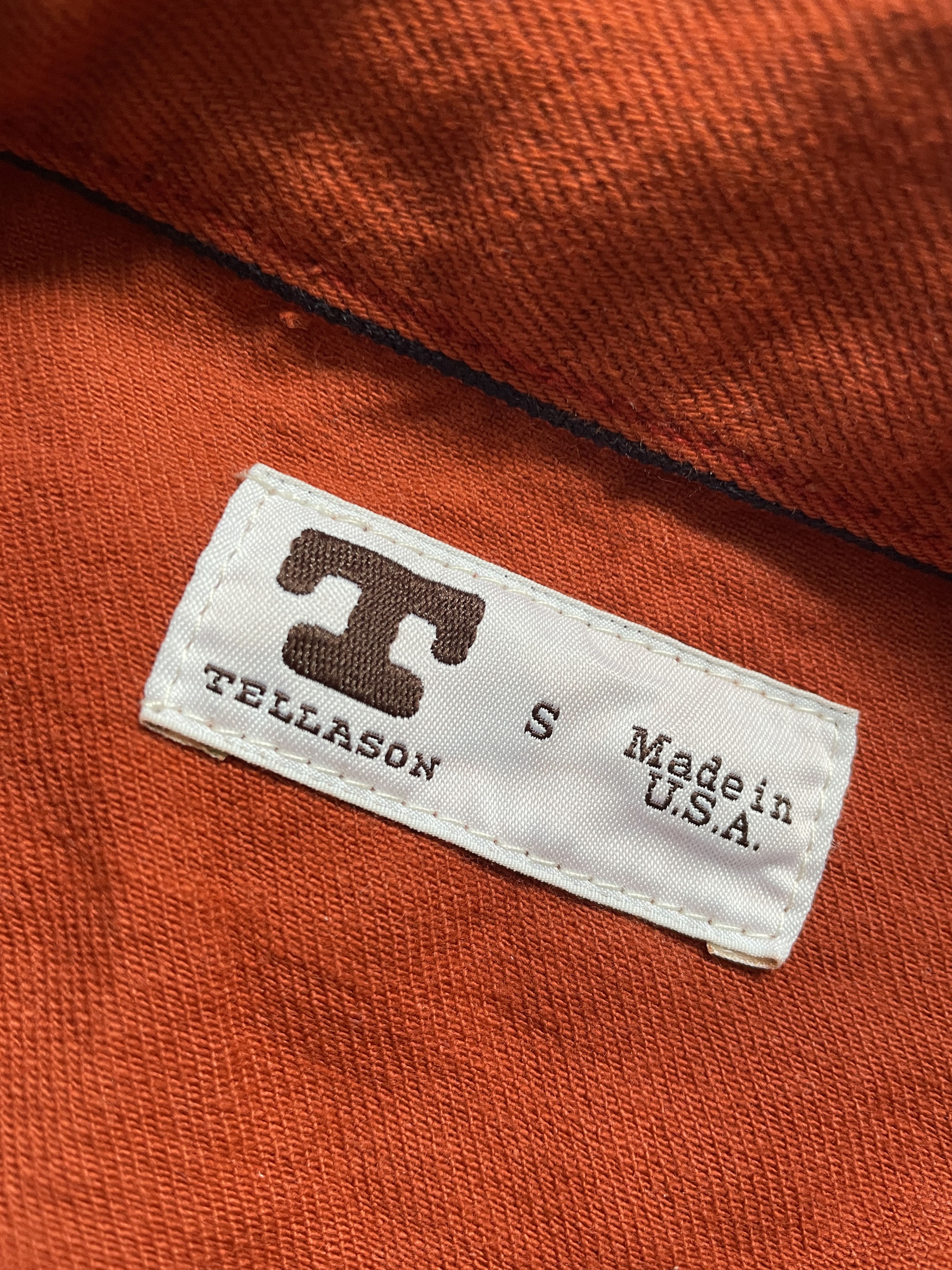Tellason TELLASON AMERICANO COVERALL ORANGE DETROIT TYPE JACKET Size US S / EU 44-46 / 1 - 2 Thumbnail