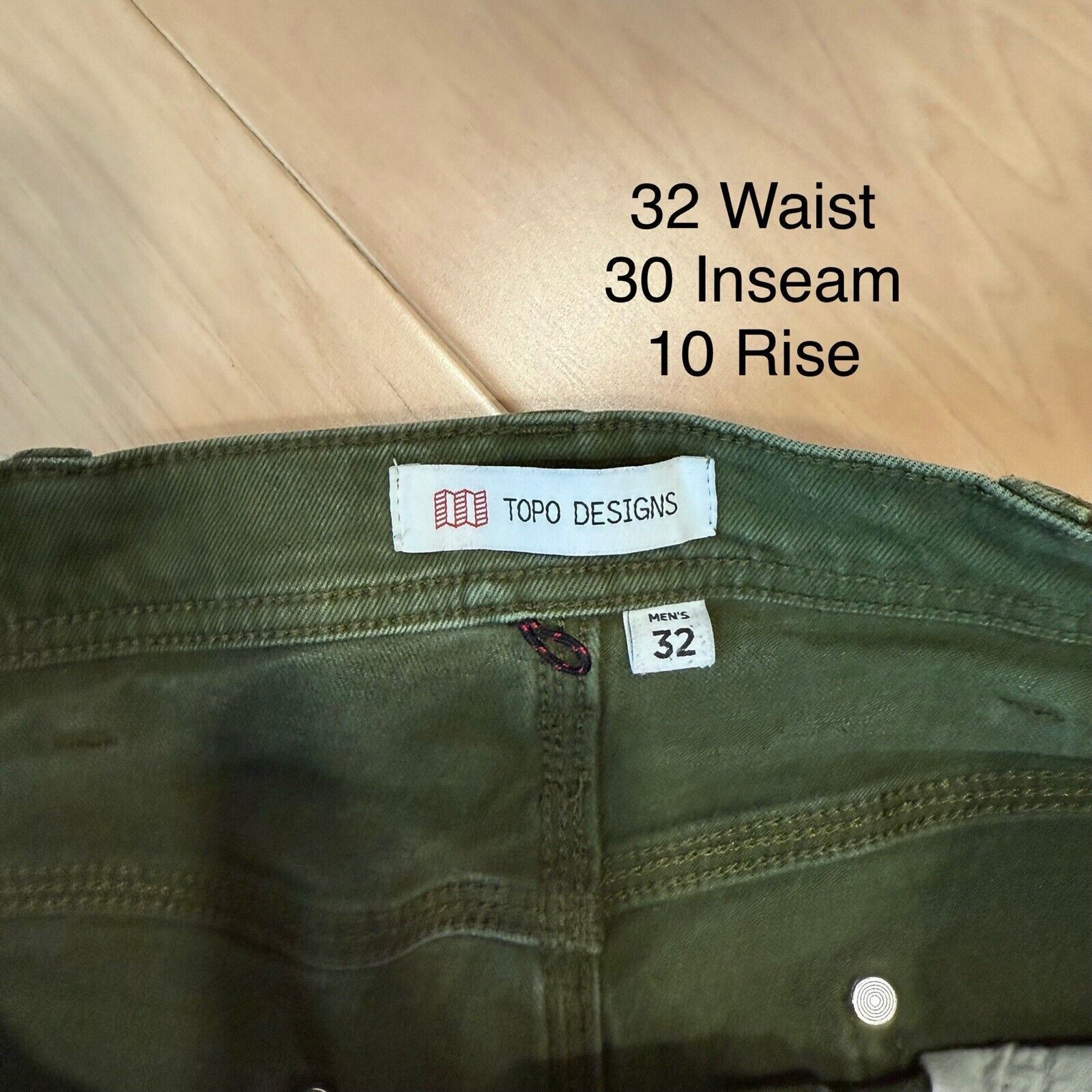 Topo Designs Topo Designs Pants 32 Green Chino Minimalist Denver Size US 32 / EU 48 - 5 Thumbnail