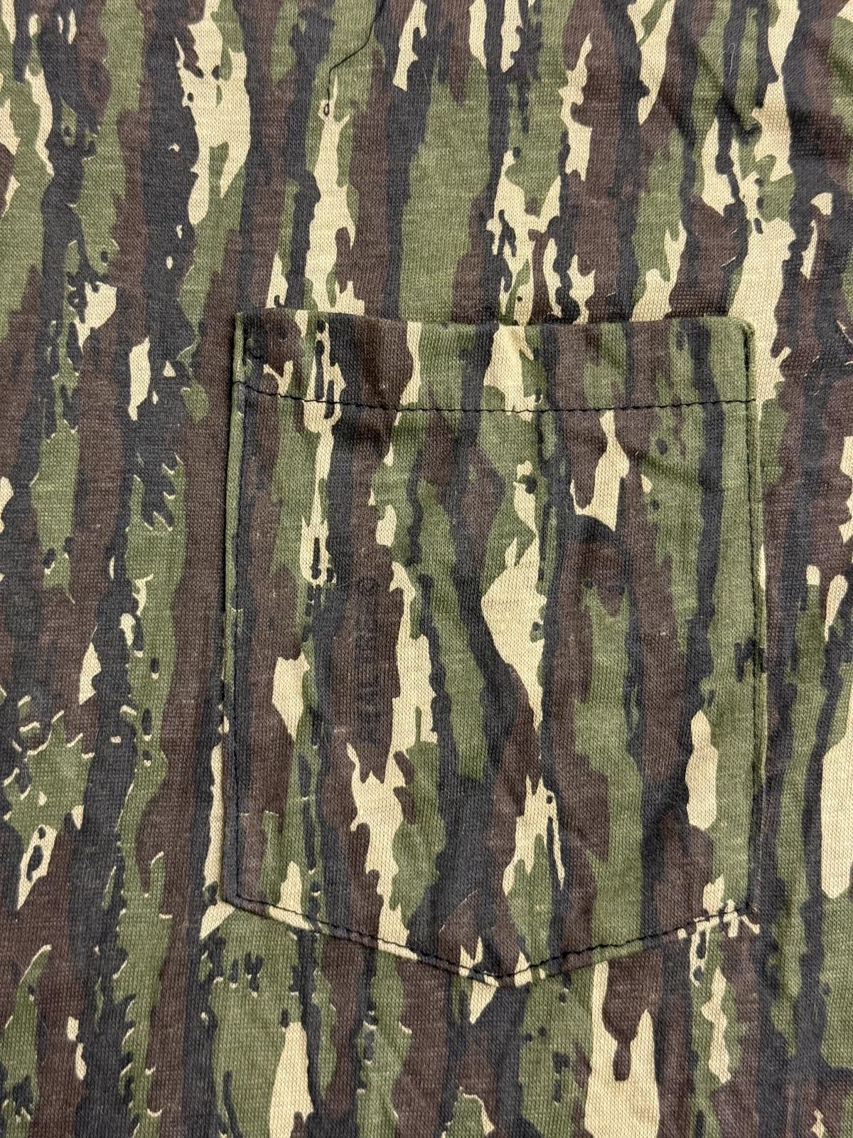 Signal Sport Vintage 80s Real Tree T-shirt Vertical Camo Pocket Tee XL Size US XL / EU 56 / 4 - 5 Thumbnail