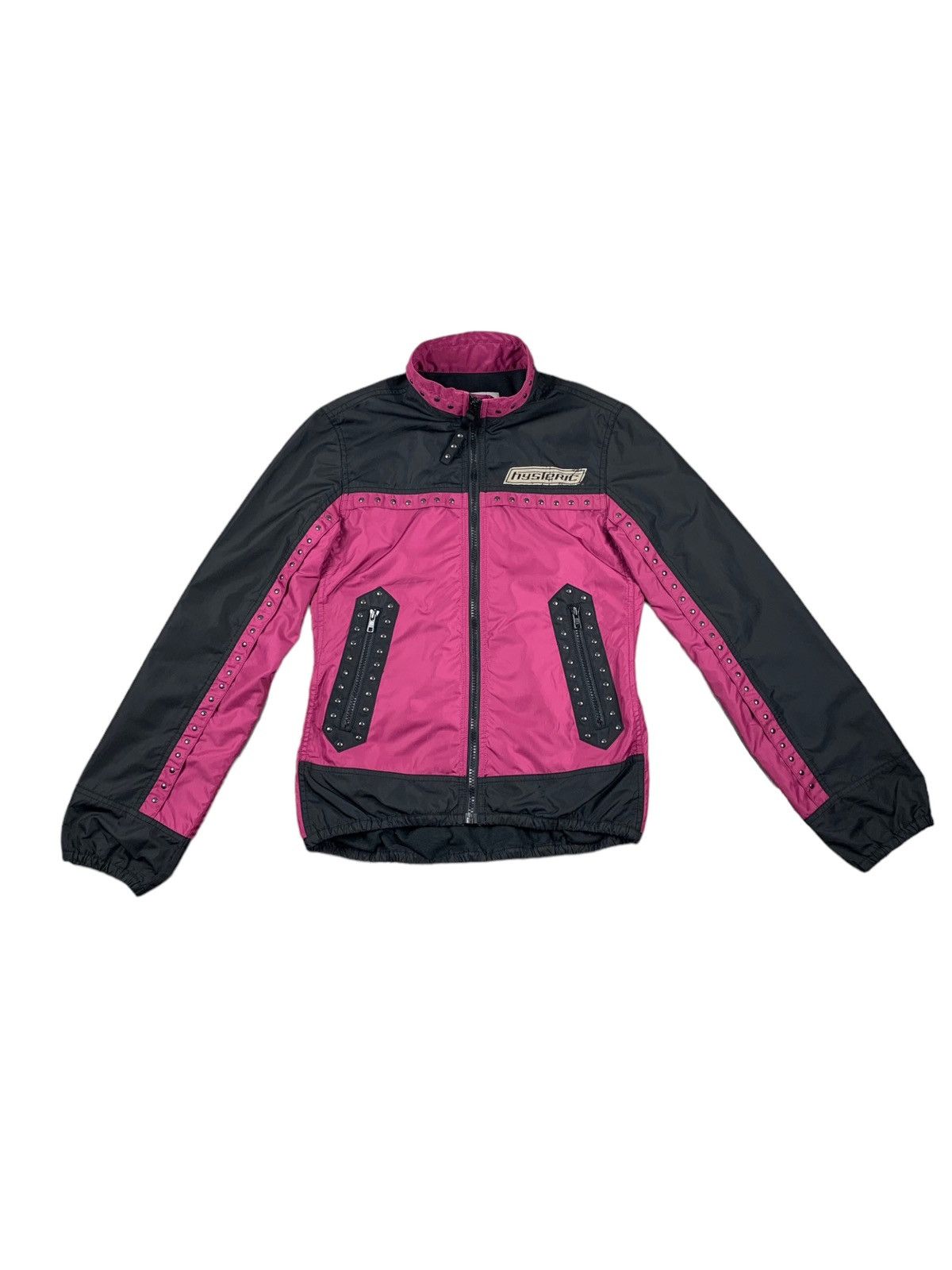 image of Hysteric Glamour Heavy Duty Studded Light Jacket in Purple, Men's (Size XS)