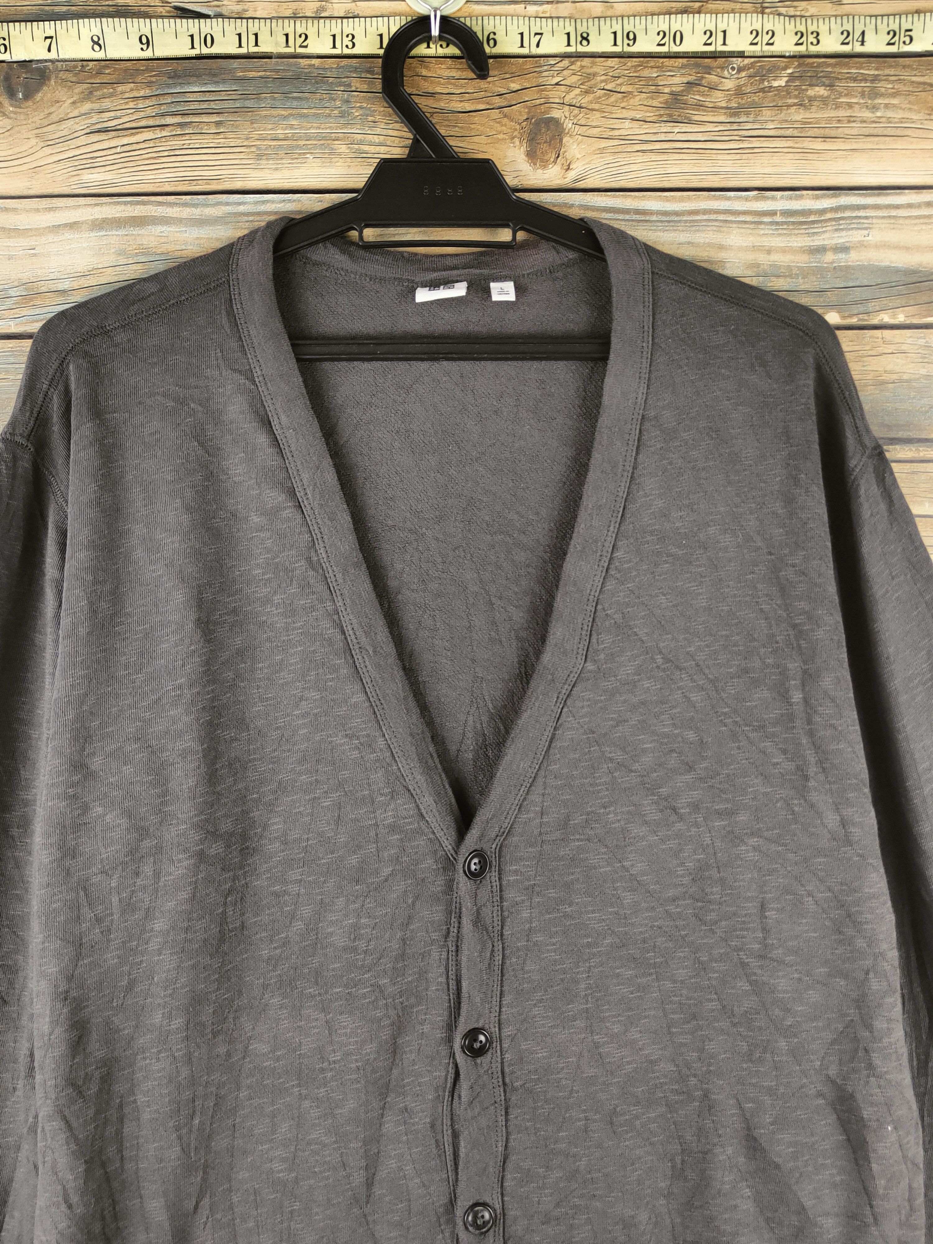 Uniqlo Dark Gray Faded Cardigans