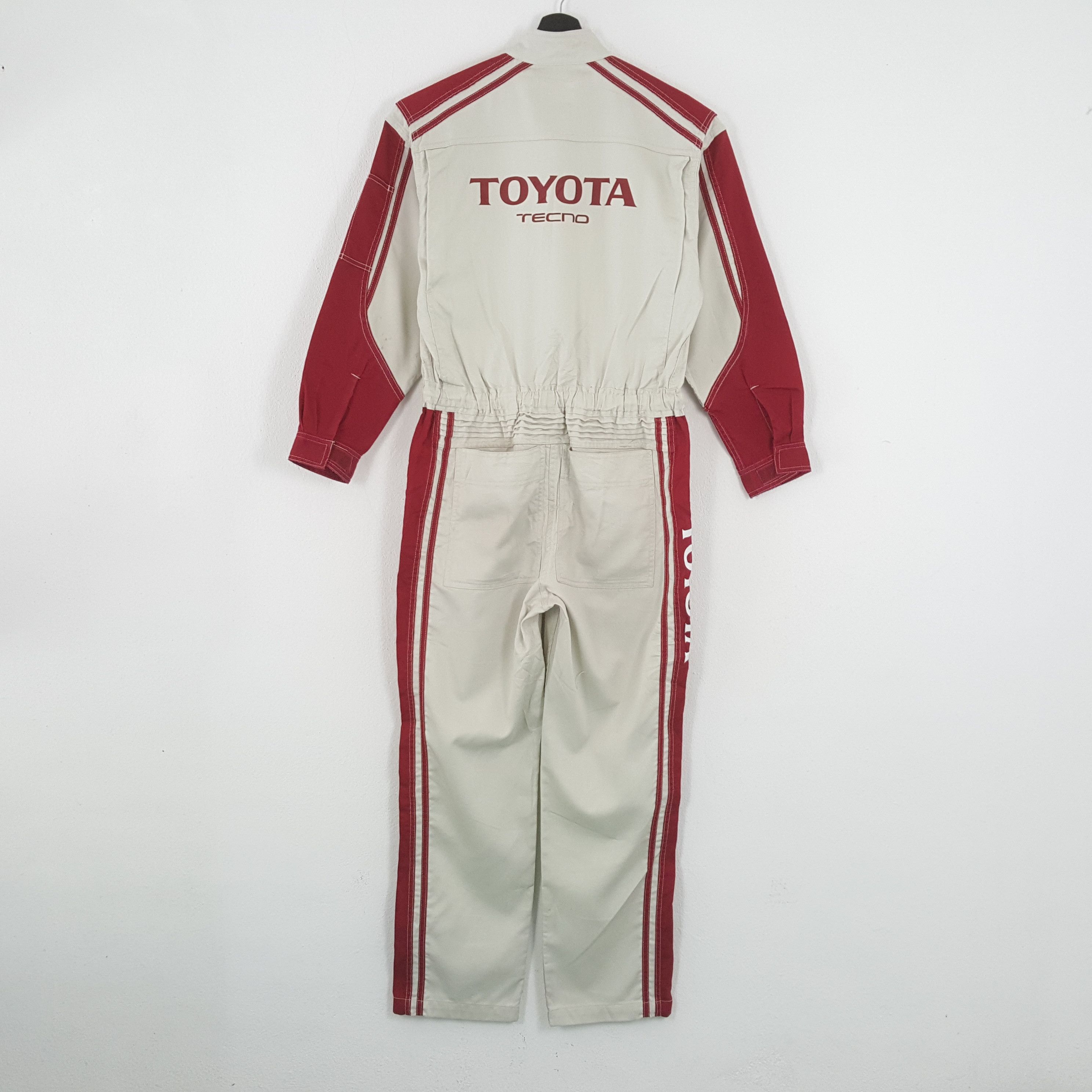 Vintage TOYOTA TECNO Japanese Motorsports Coverall JACKET Size US M / EU 48-50 / 2 - 1 Thumbnail