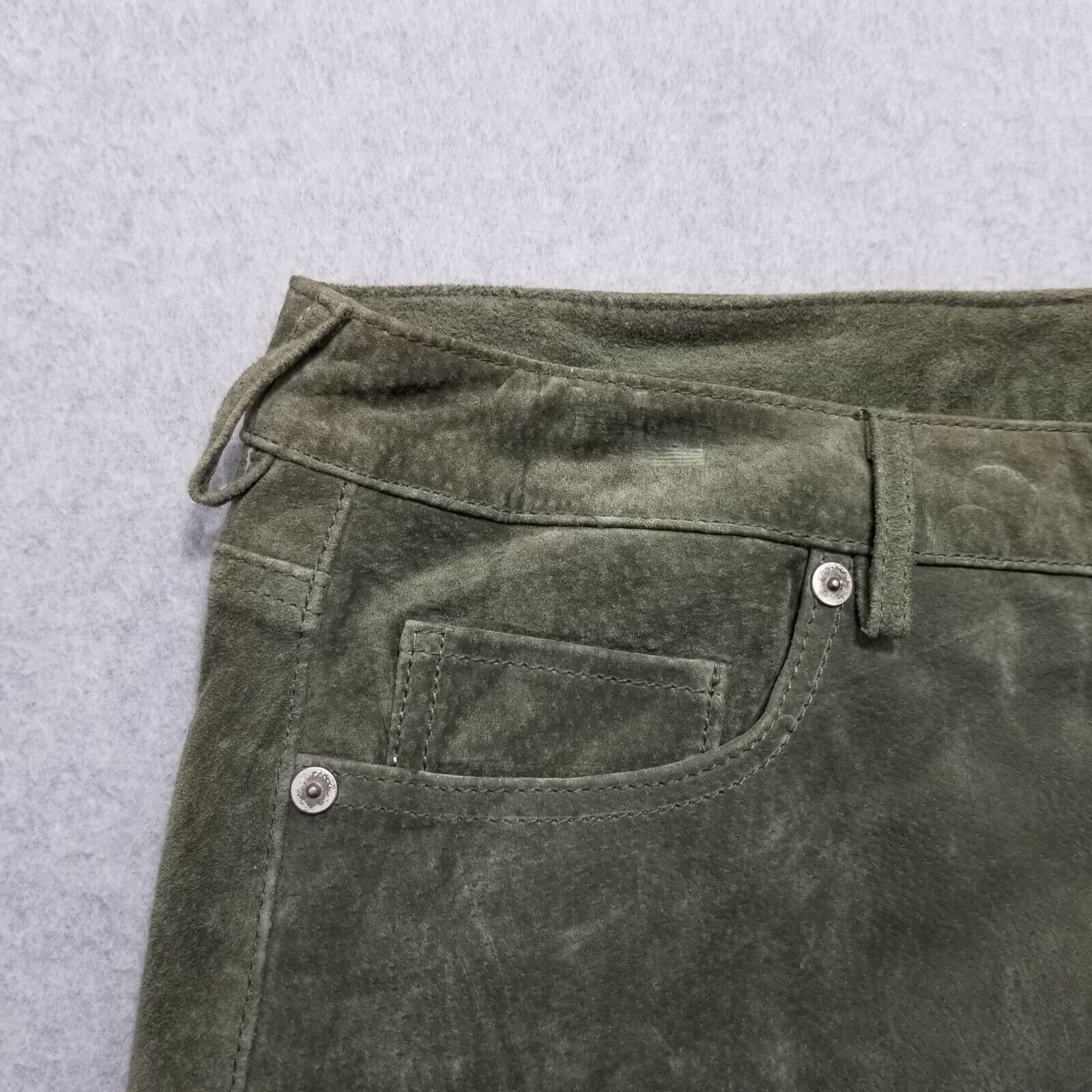 BLANKNYC BlankNYC Mini Skirt Womens 29 Green Pockets Zip 31x16 Size 29" - 2 Thumbnail
