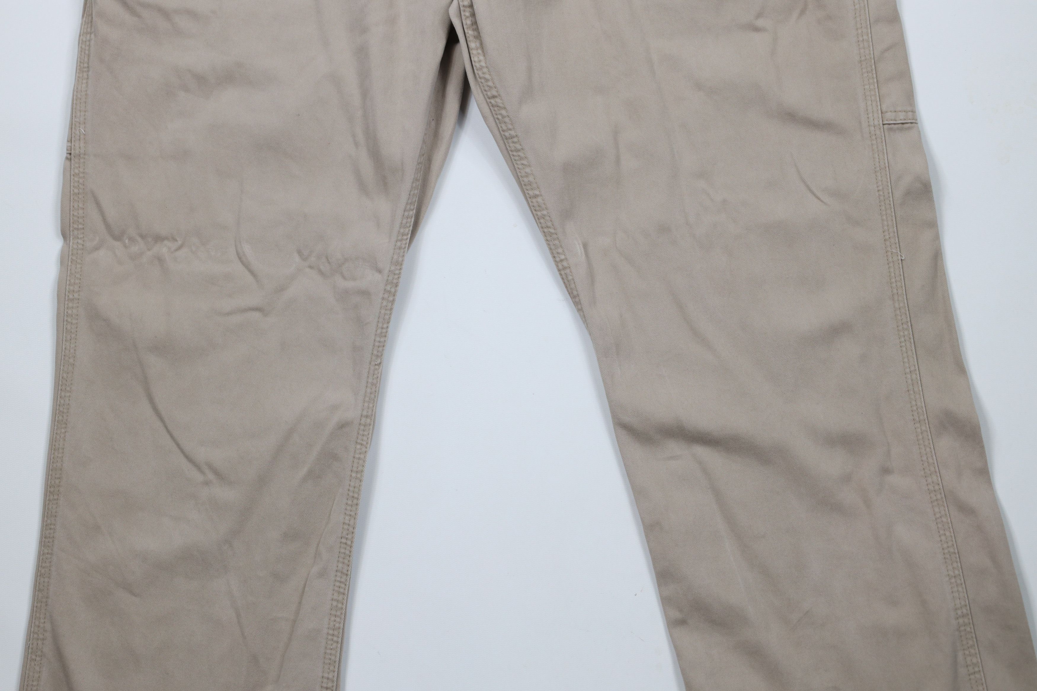 Carhartt × Vintage Vintage Carhartt Wide Leg Dungaree Chino Pants Beige Cotton Size US 38 / EU 54 - 3 Thumbnail